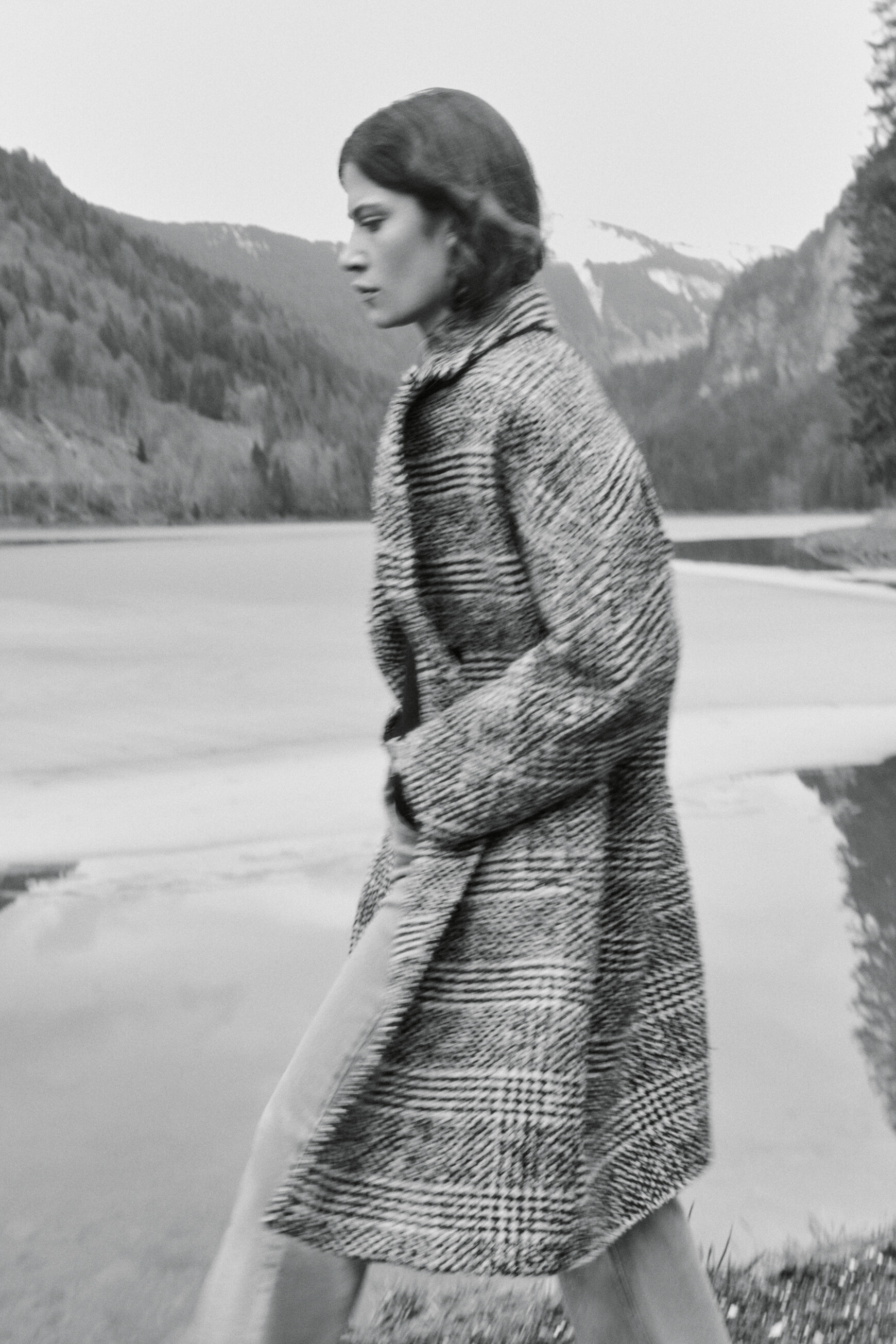 Genie coat dark grey woman