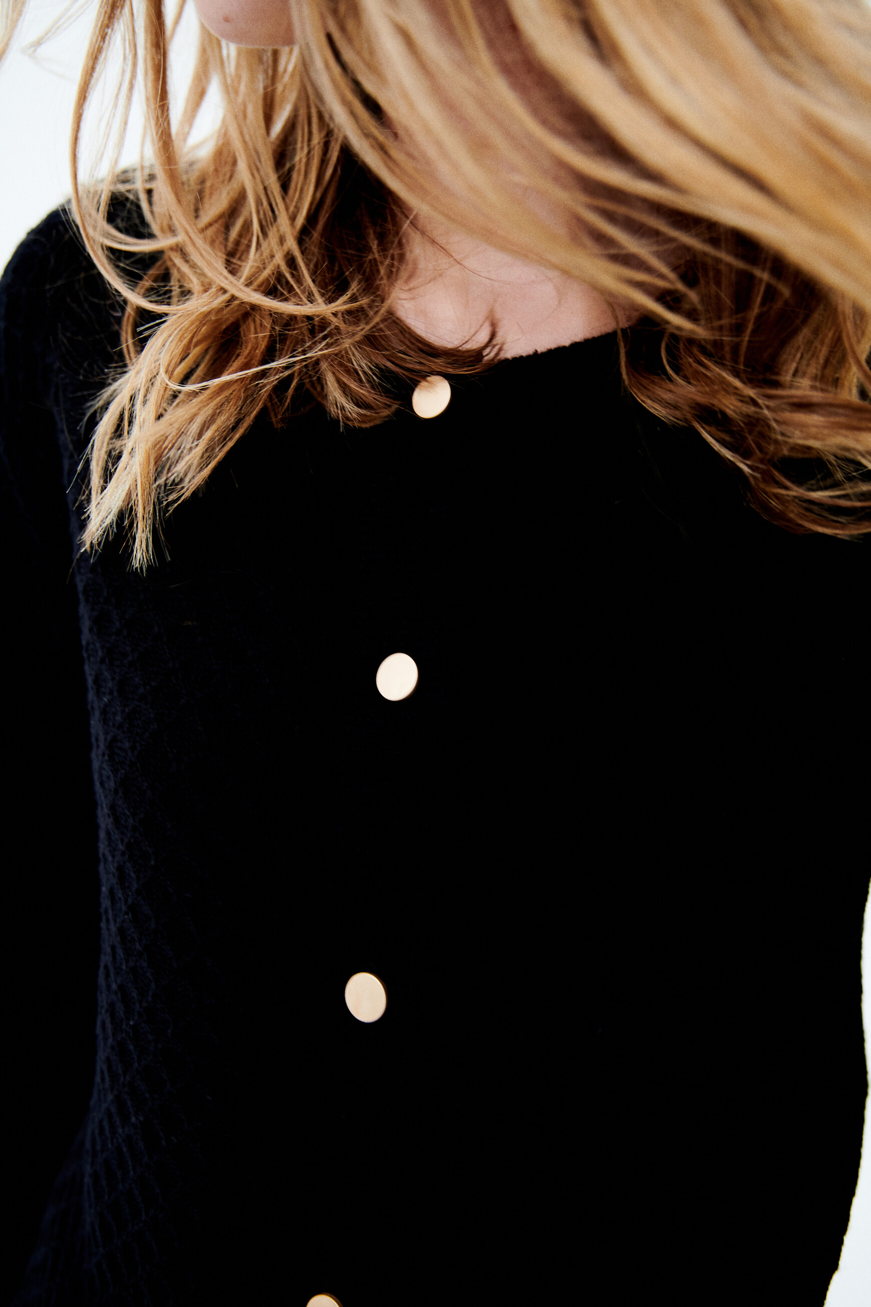 Cardigan Jill S Pour Femme Petite Taille - Noir - Rayonne - Orné De Boutons Et Paillettes - Très Bon état