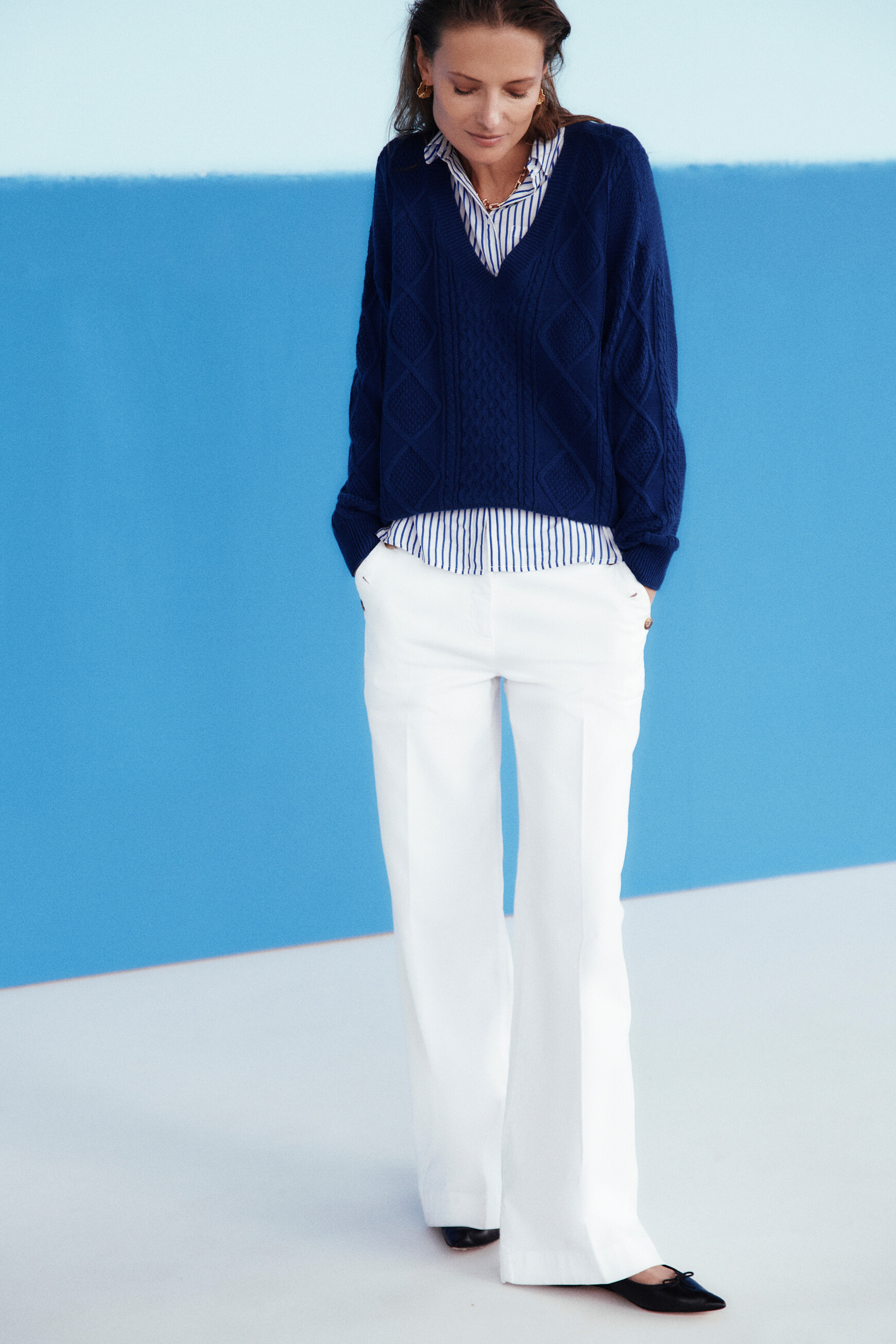 Pullover Eden blau damen