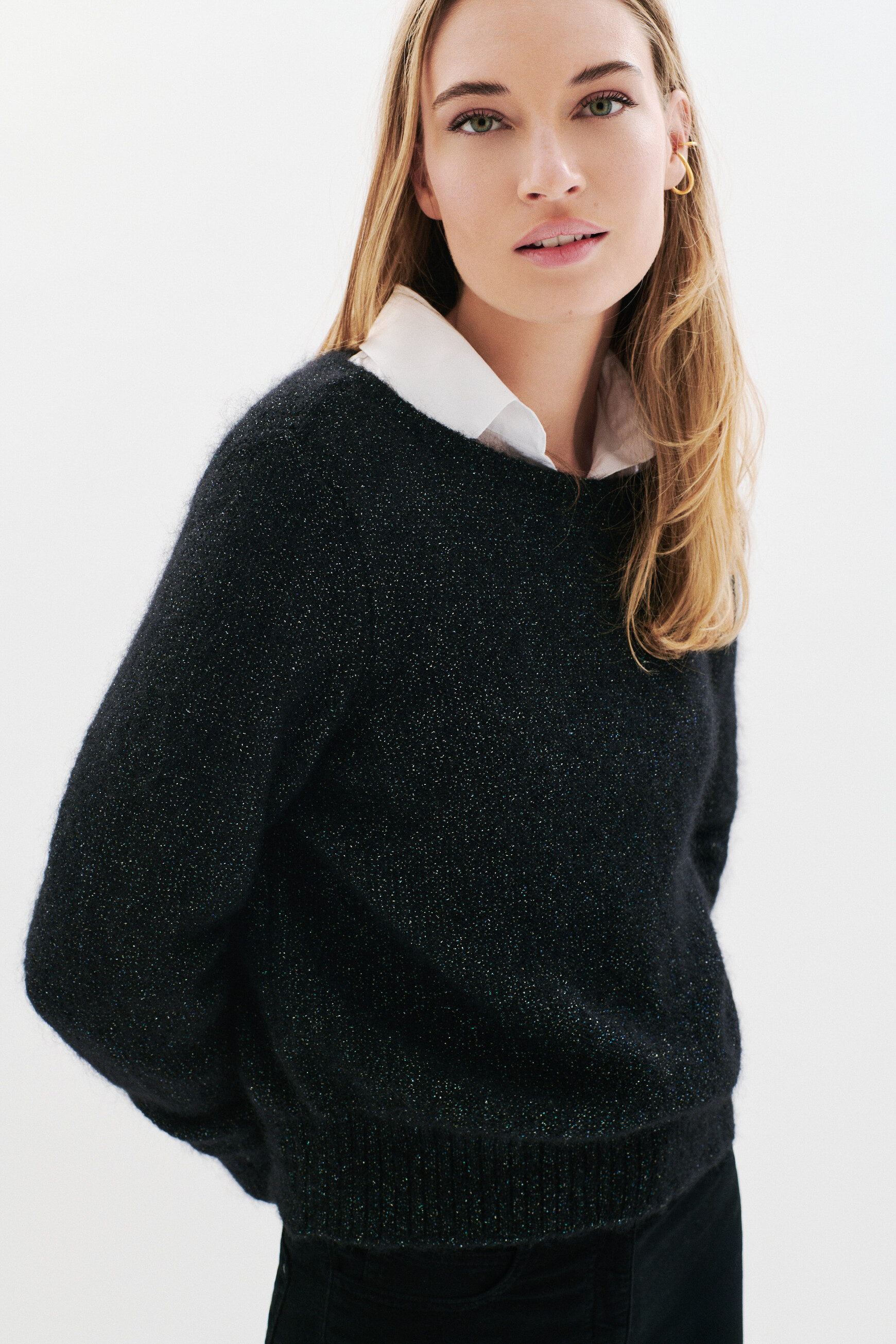 Pull Stephano noir femme