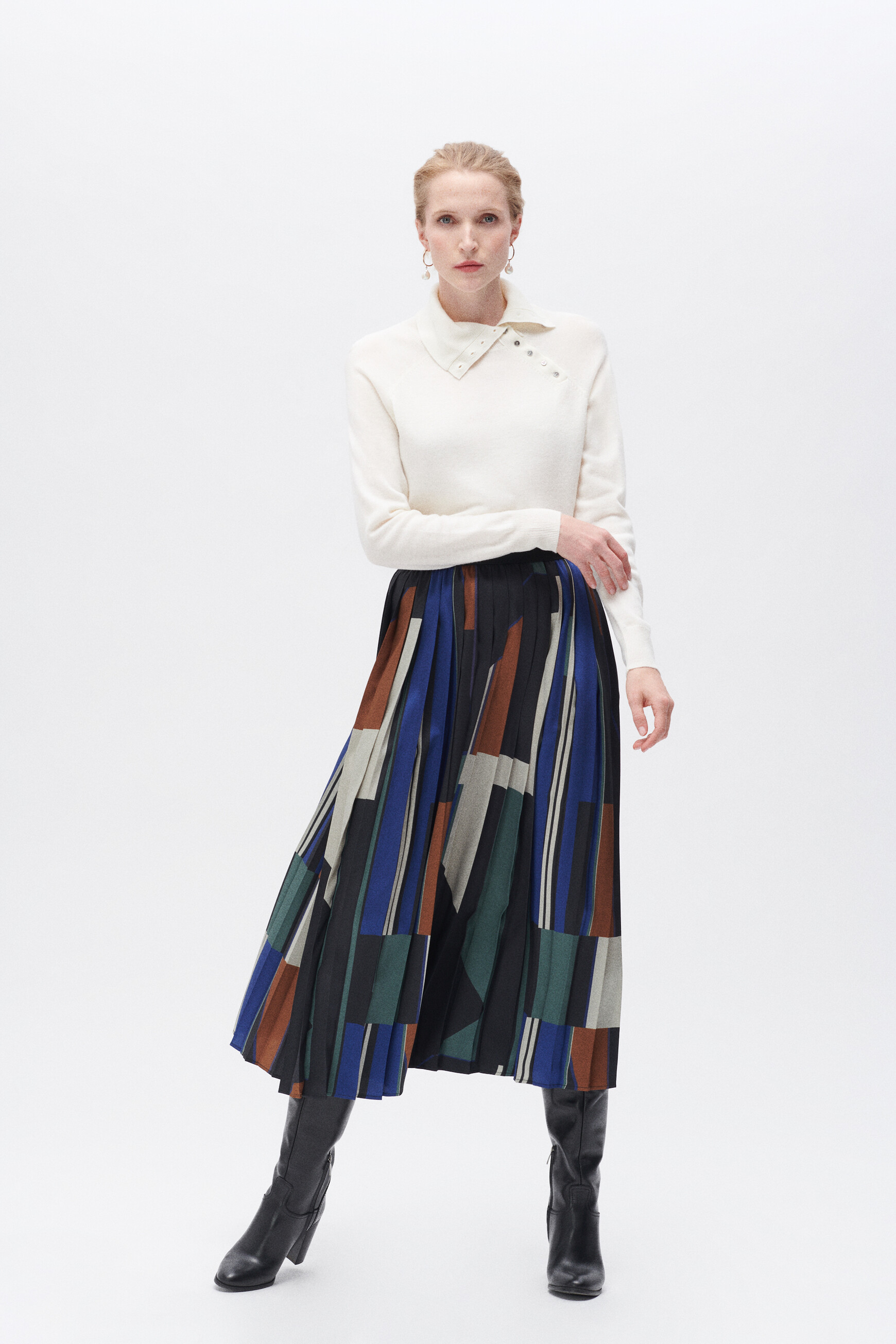 Falda Joe azul eléctrico mujer