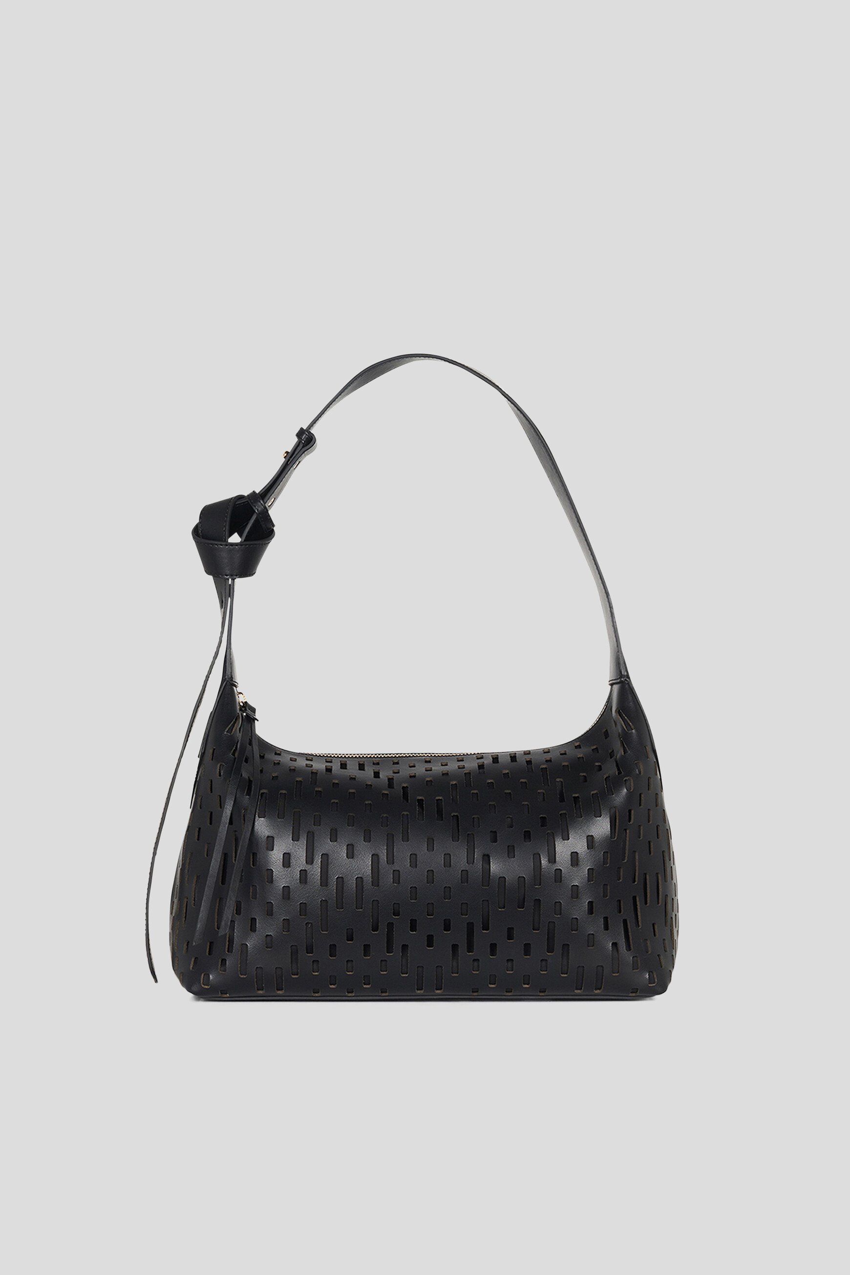 Soalia leather bag black woman
