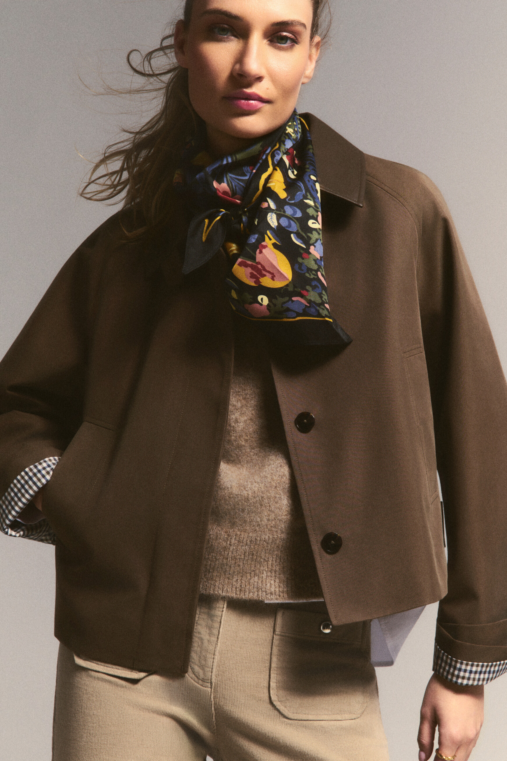 Foulard Lugaria noir femme