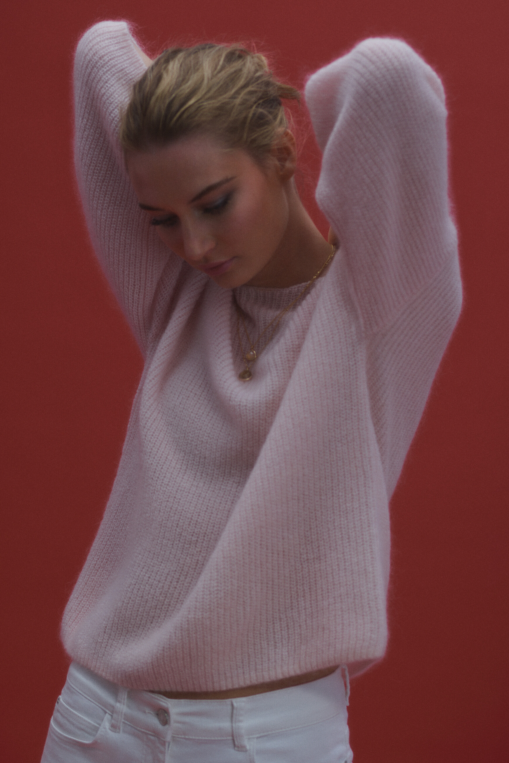 pull olivia cotele rose clair femme pull olivia côtelé rose clair femme