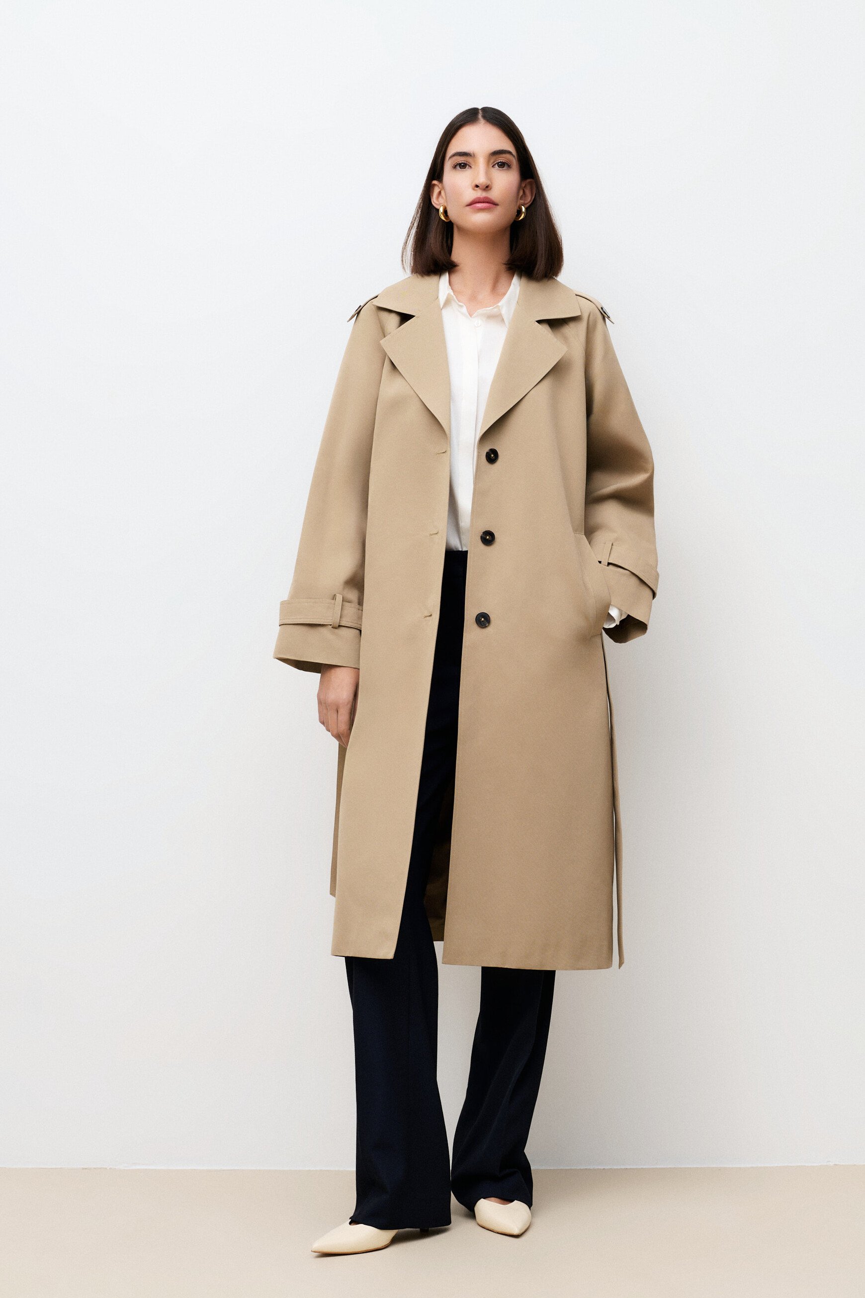 Trench Gato beige fonce femme