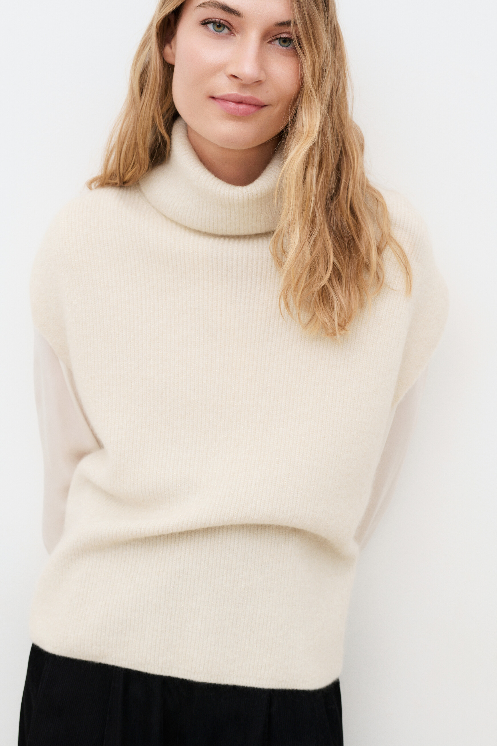 Mrozenn sweater ecru woman