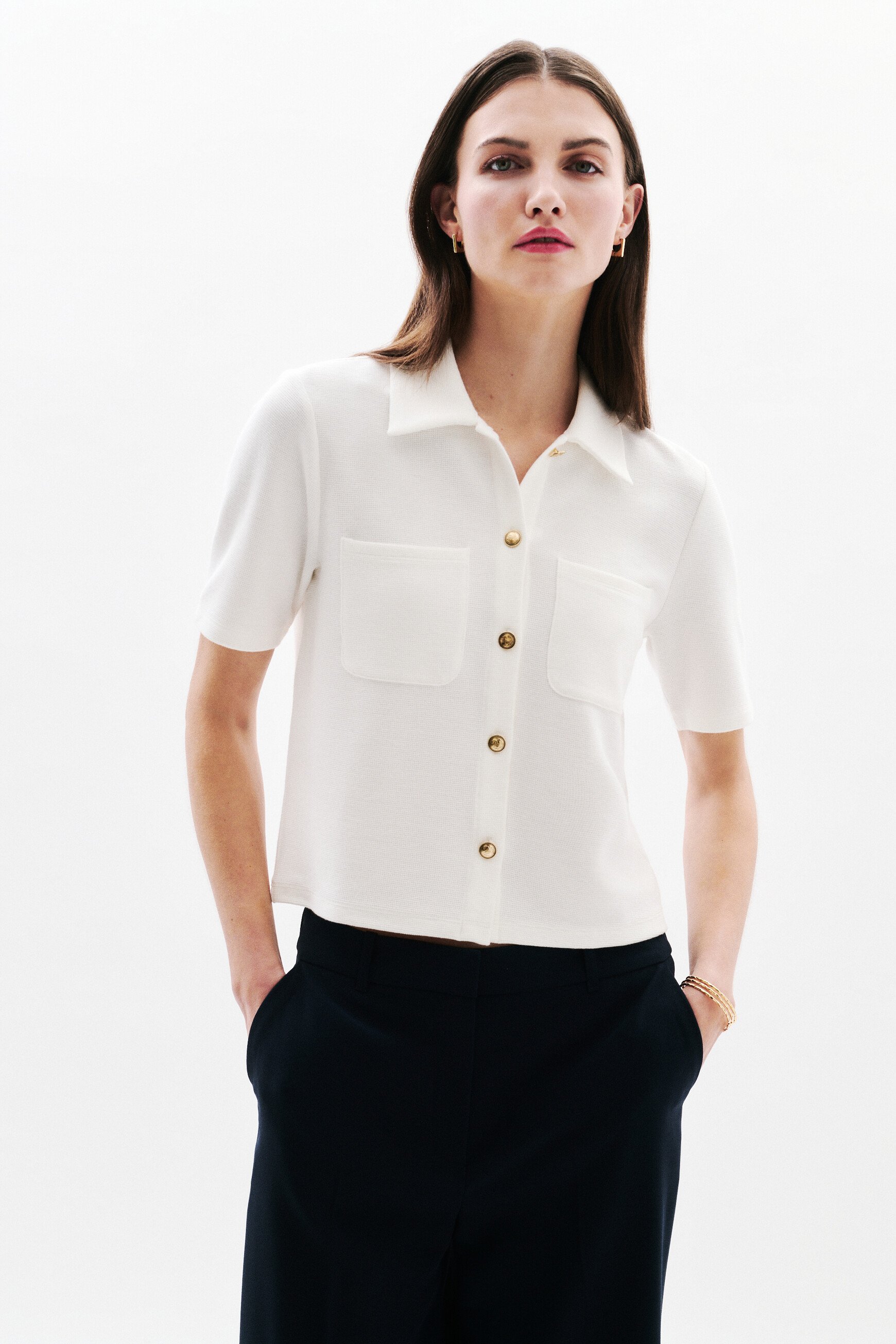 t shirt tobias ecru vrouw T-shirt Tobias ecru vrouw