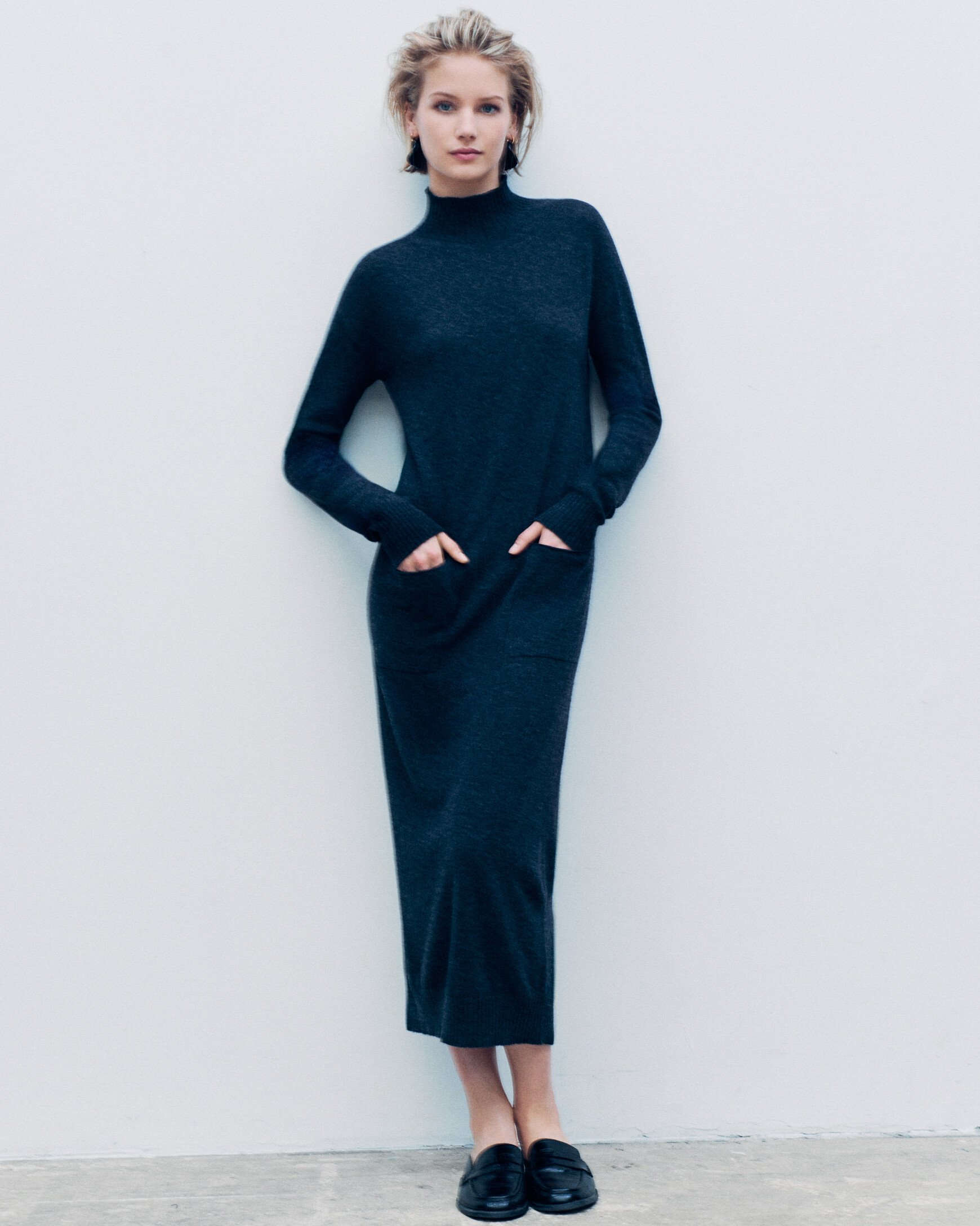 rnora dress made in italy dark grey woman Rnora dress made in Italy dark grey woman