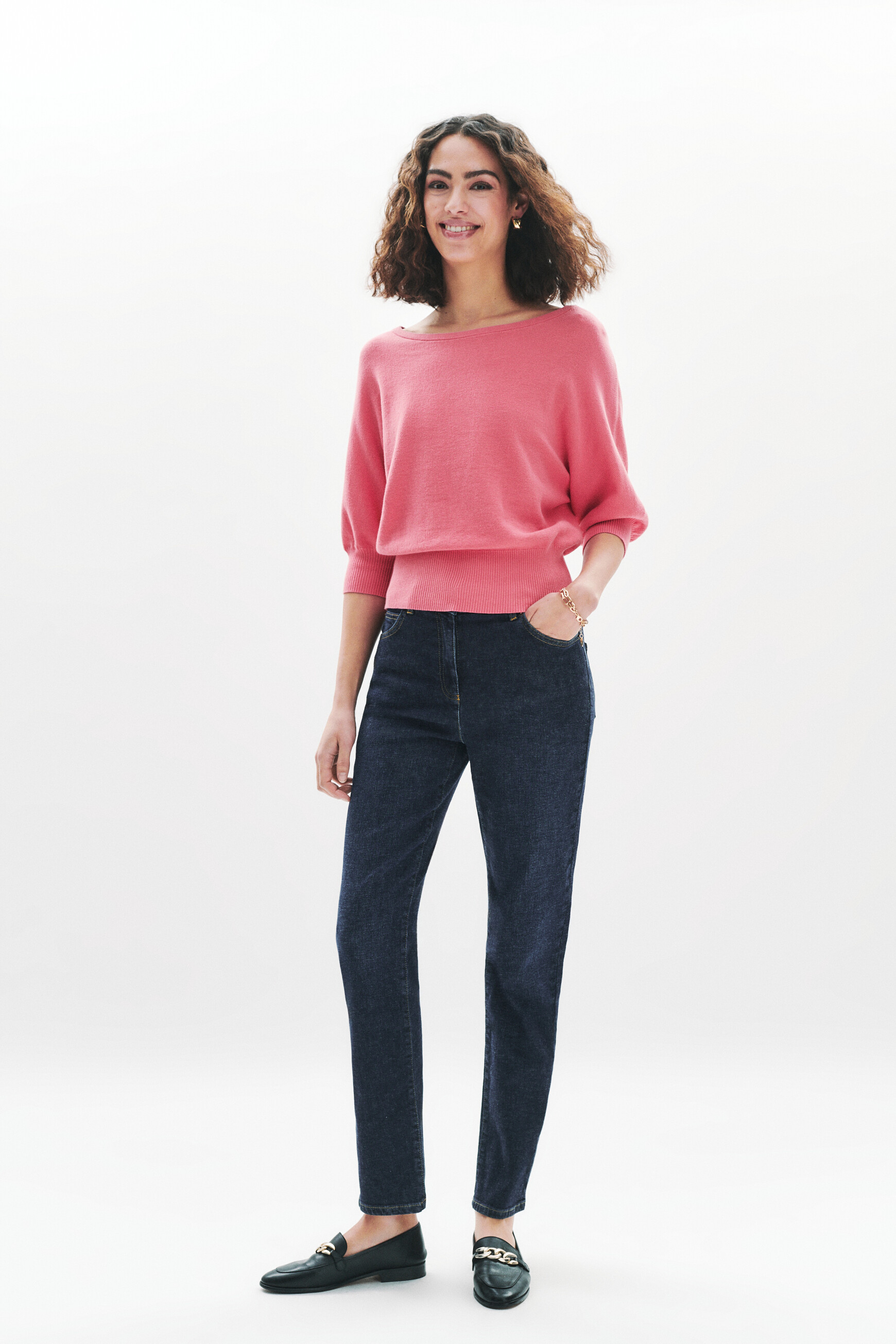 pull joan oversize rose femme Pull joan oversize rose femme