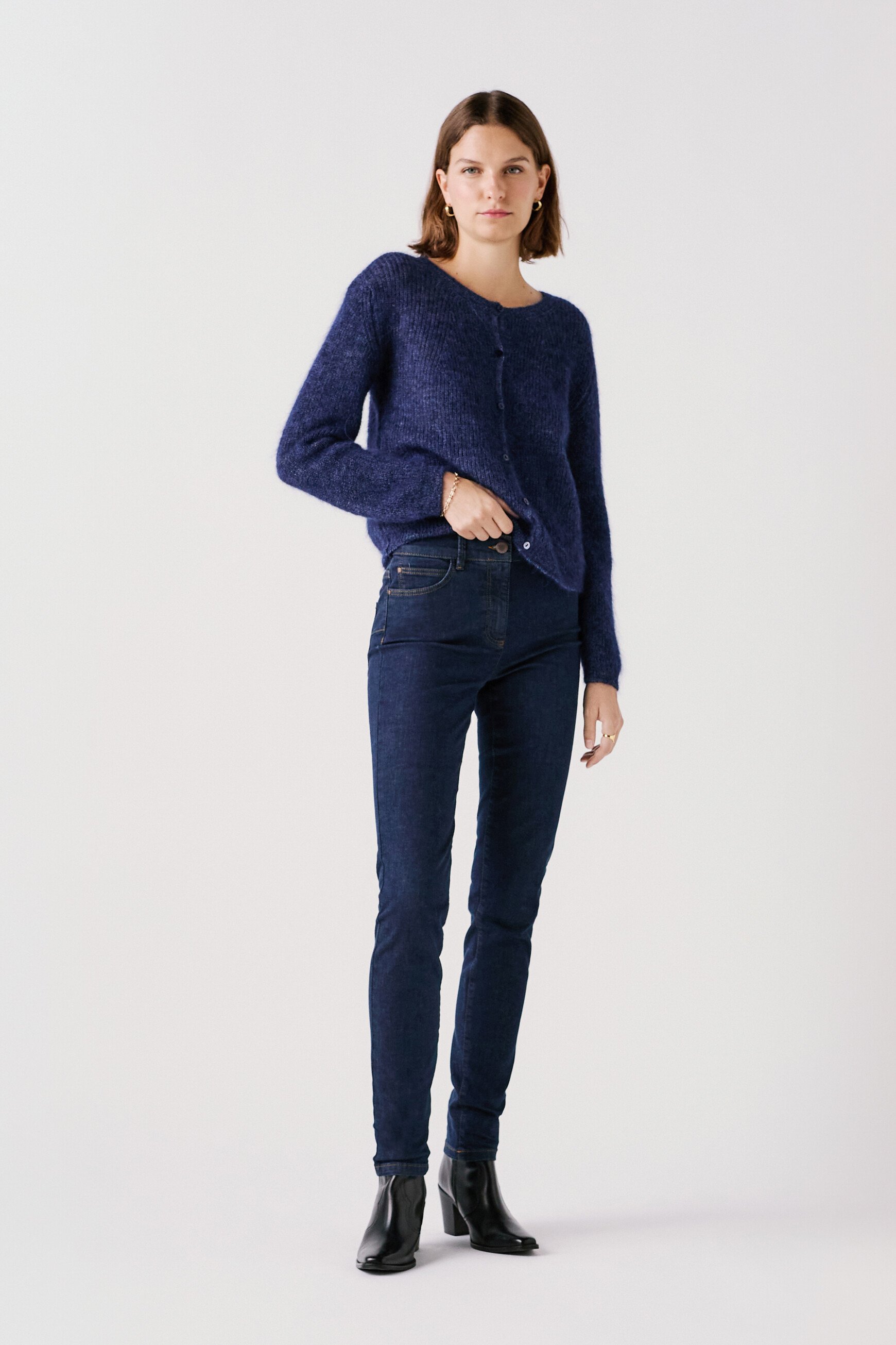 Mlennon gilet navy blue woman