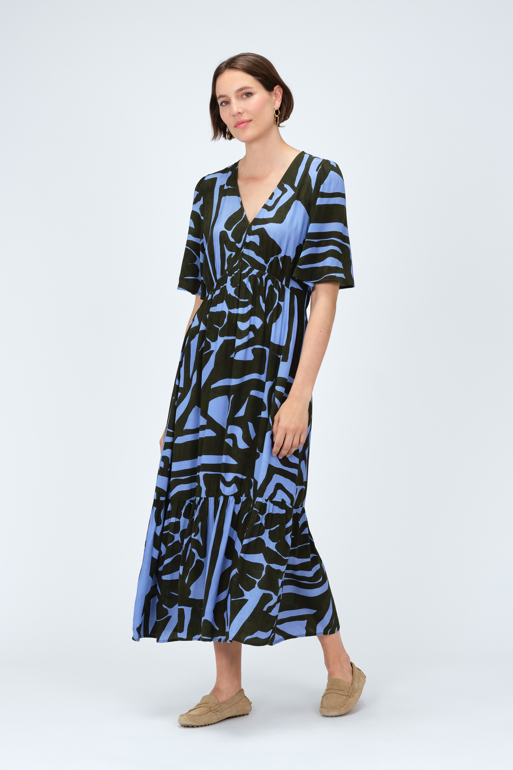 tania dress khaki green woman tania dress khaki green woman