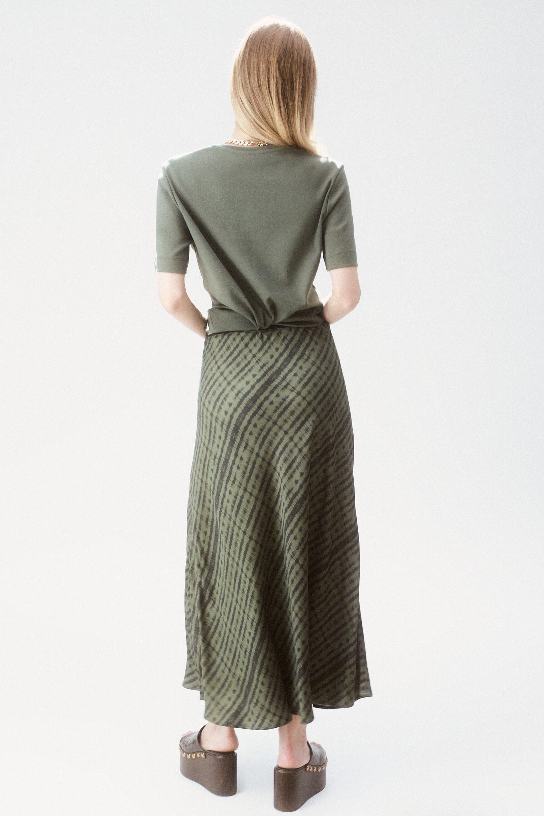 Jalentina2 skirt khaki green woman