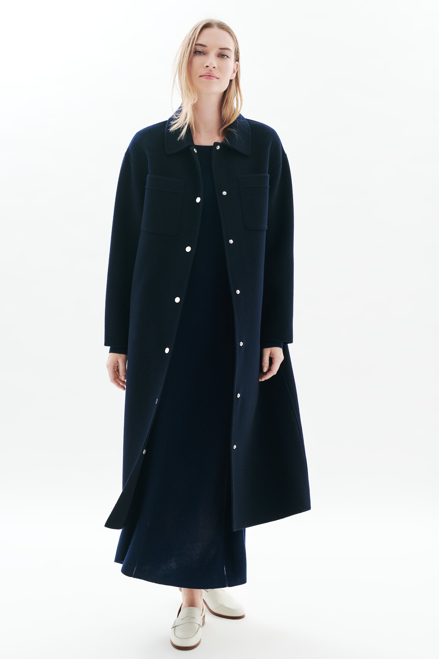 Manteau Gsomero bleu marine femme