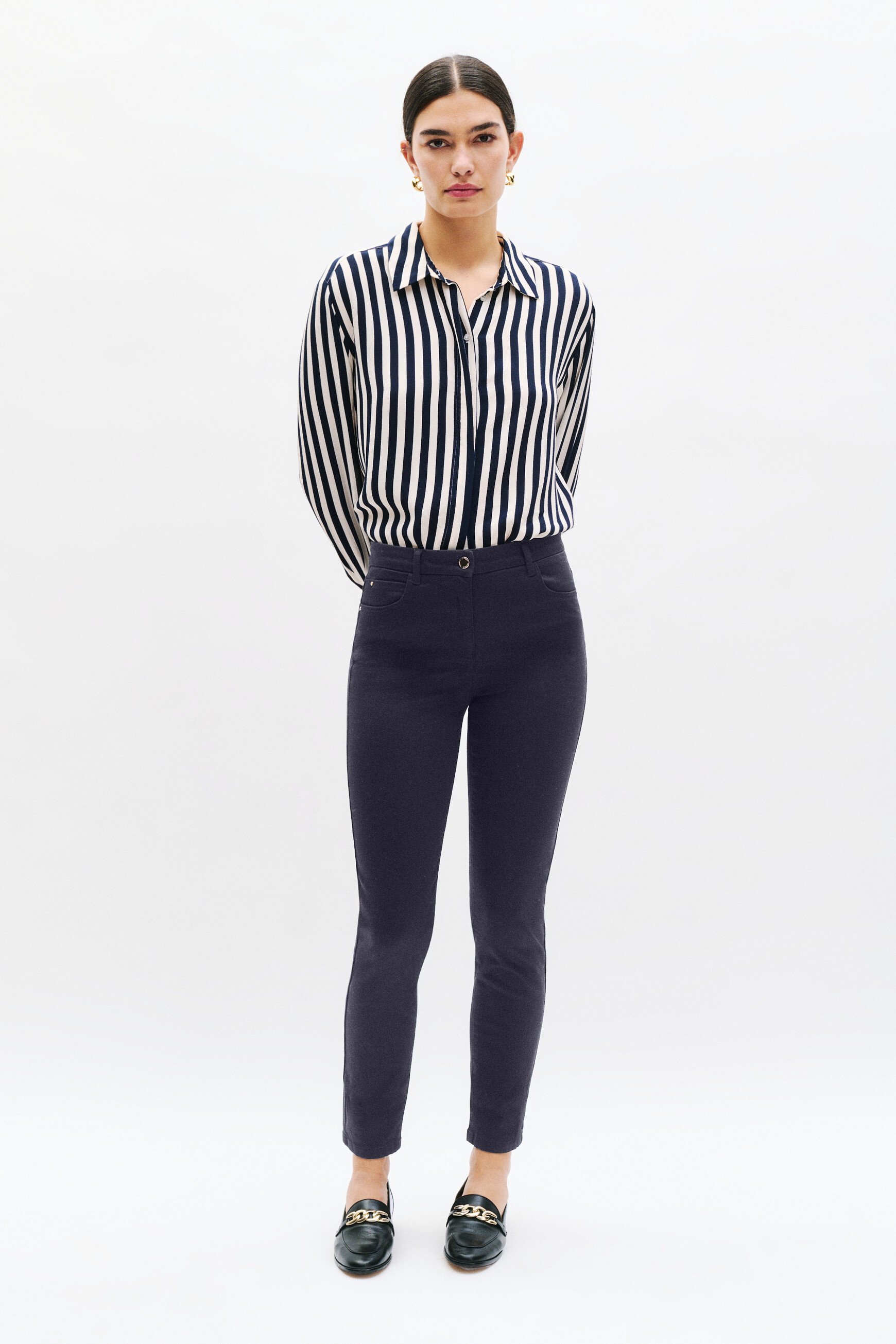 Pantalón tony azul marino mujer