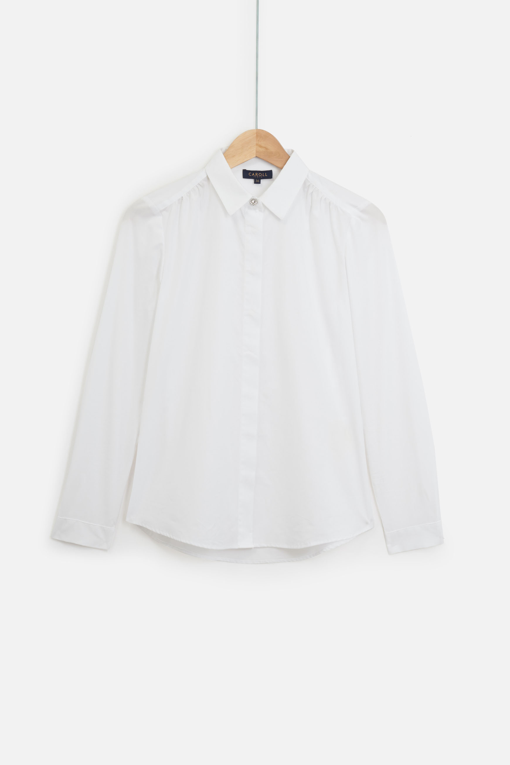 chemise samba uni blanc femme Chemise samba uni blanc femme