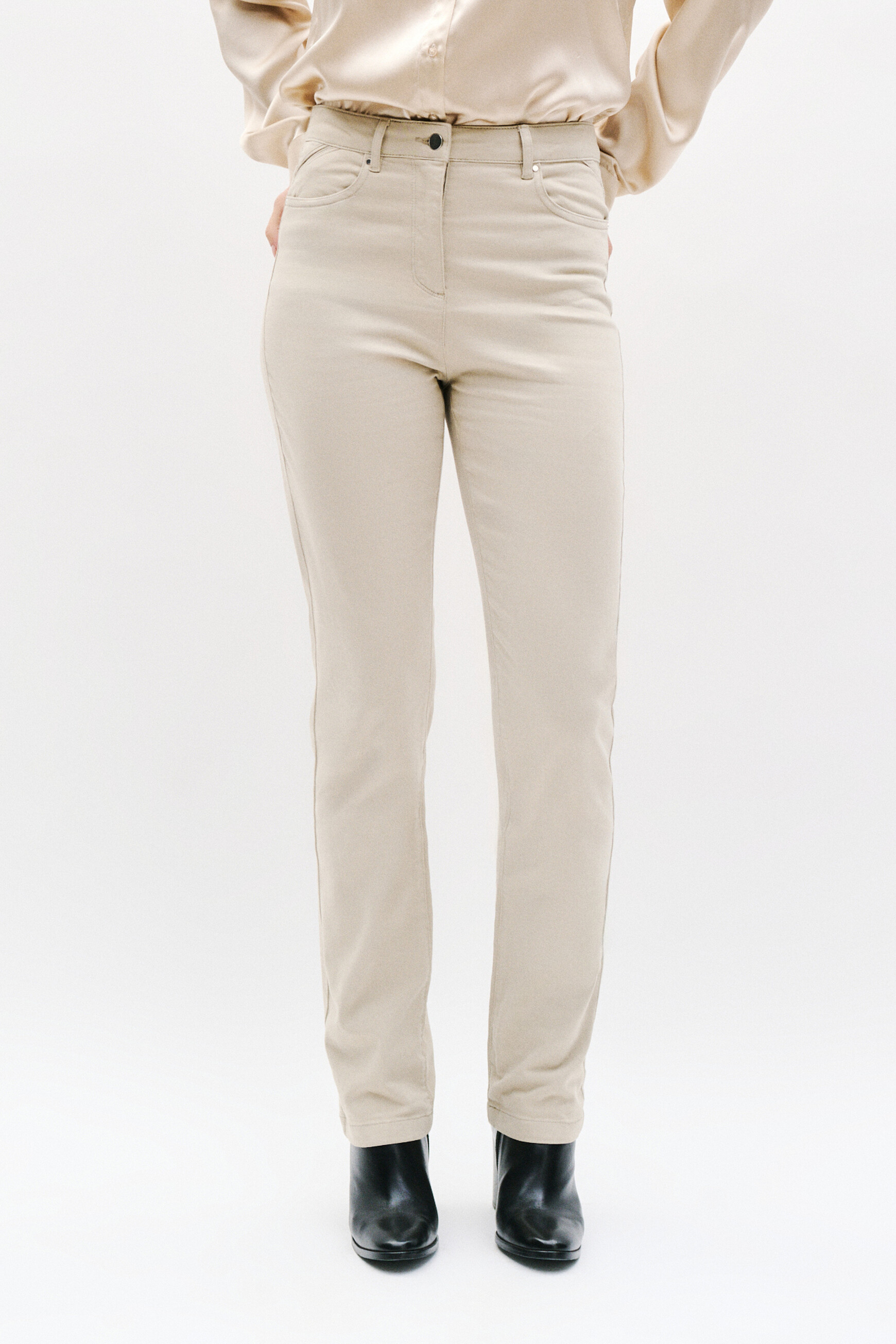 darling straight leg pants sand woman Darling straight-leg pants sand woman