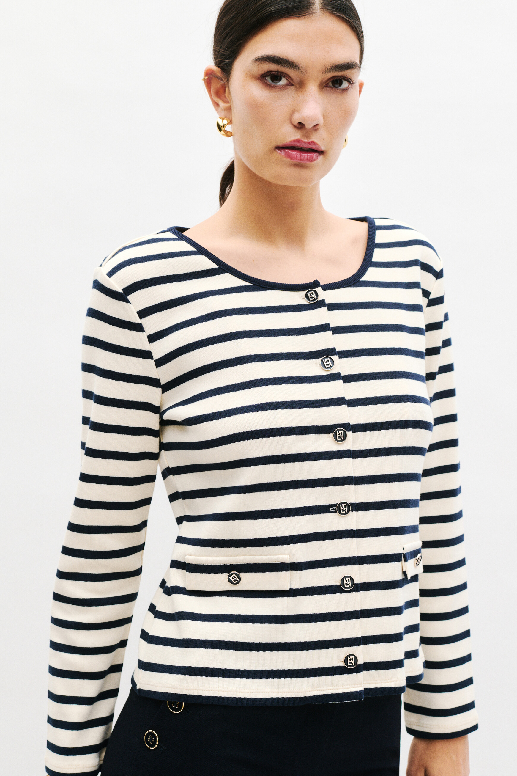 Camiseta Tdario crema mujer