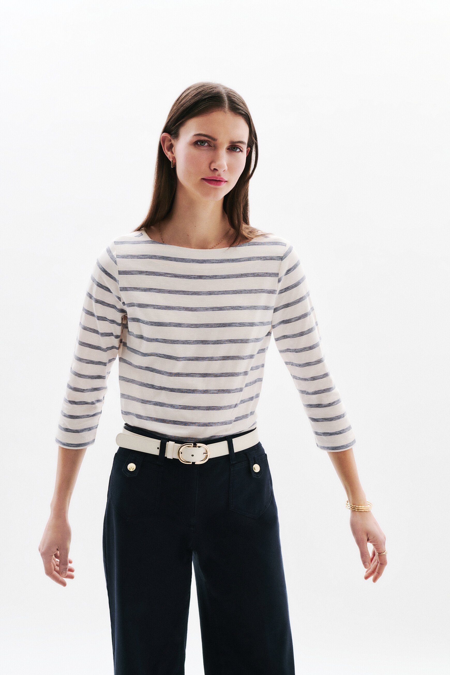 T-shirt tcleo bleu electrique femme