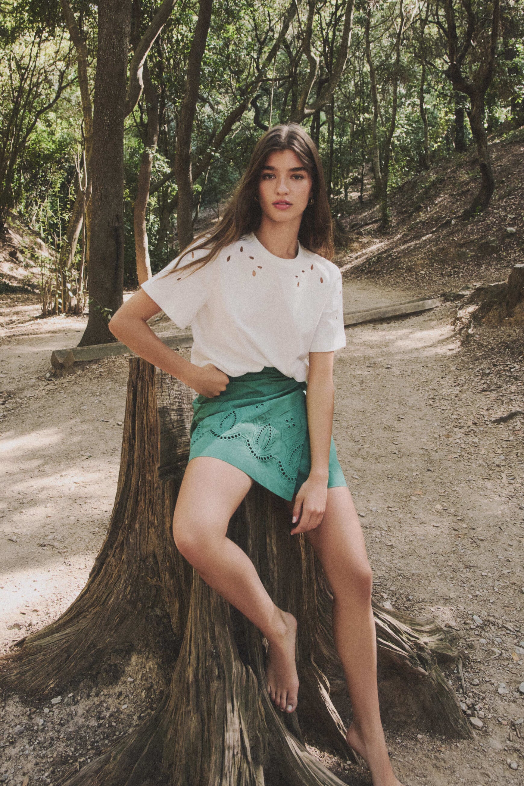 Partenabrode skirt-shorts green woman