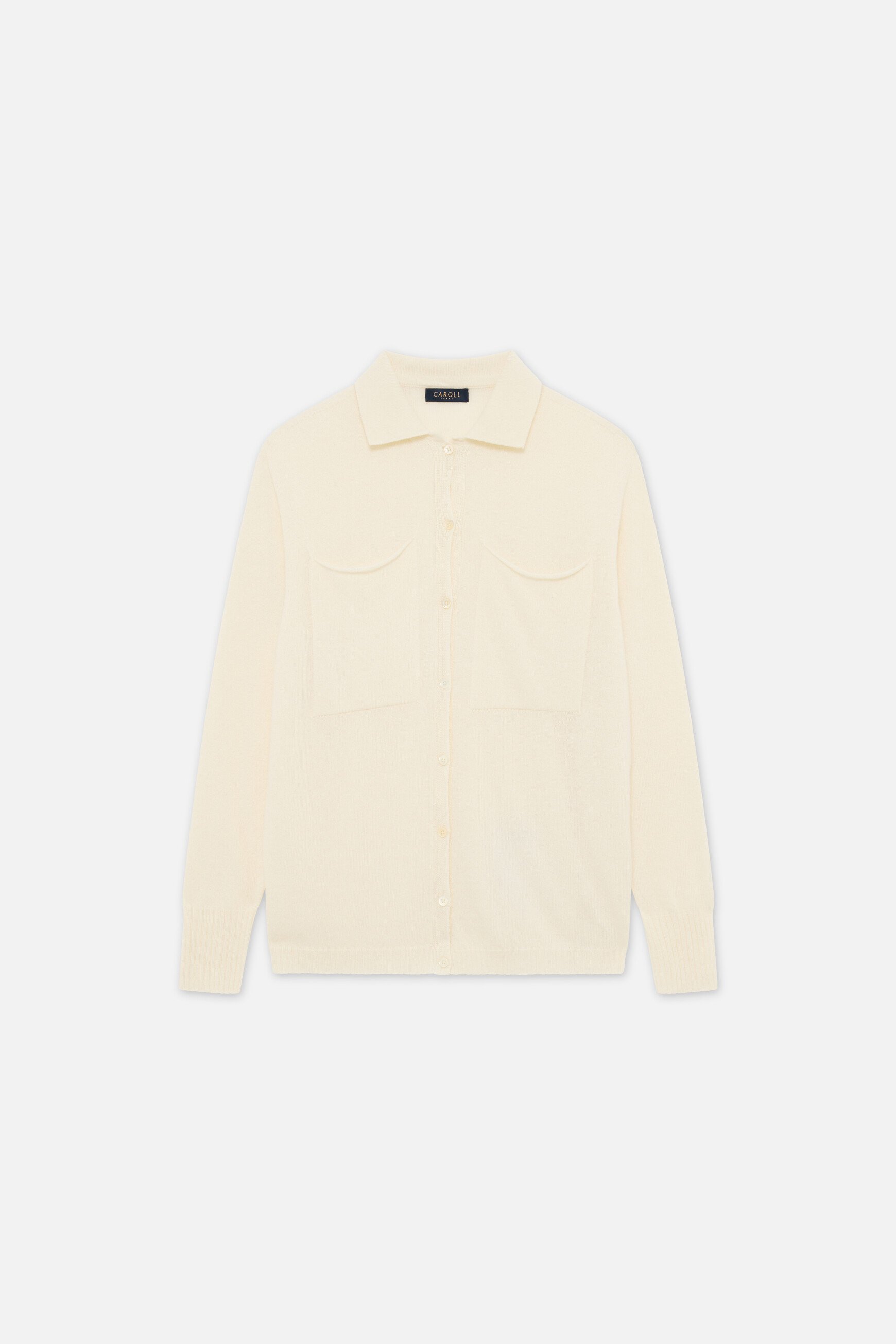 Pull Mpatty made in Italy ivoire femme