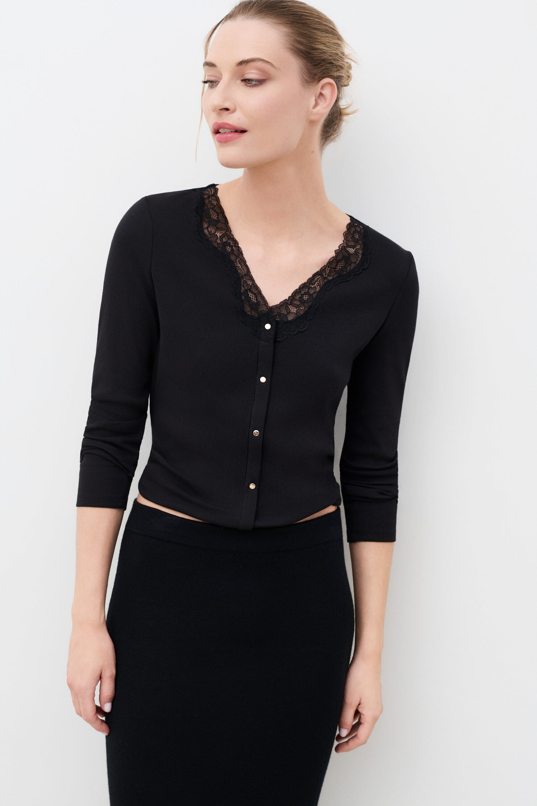 T-shirt Tpatrizia noir femme