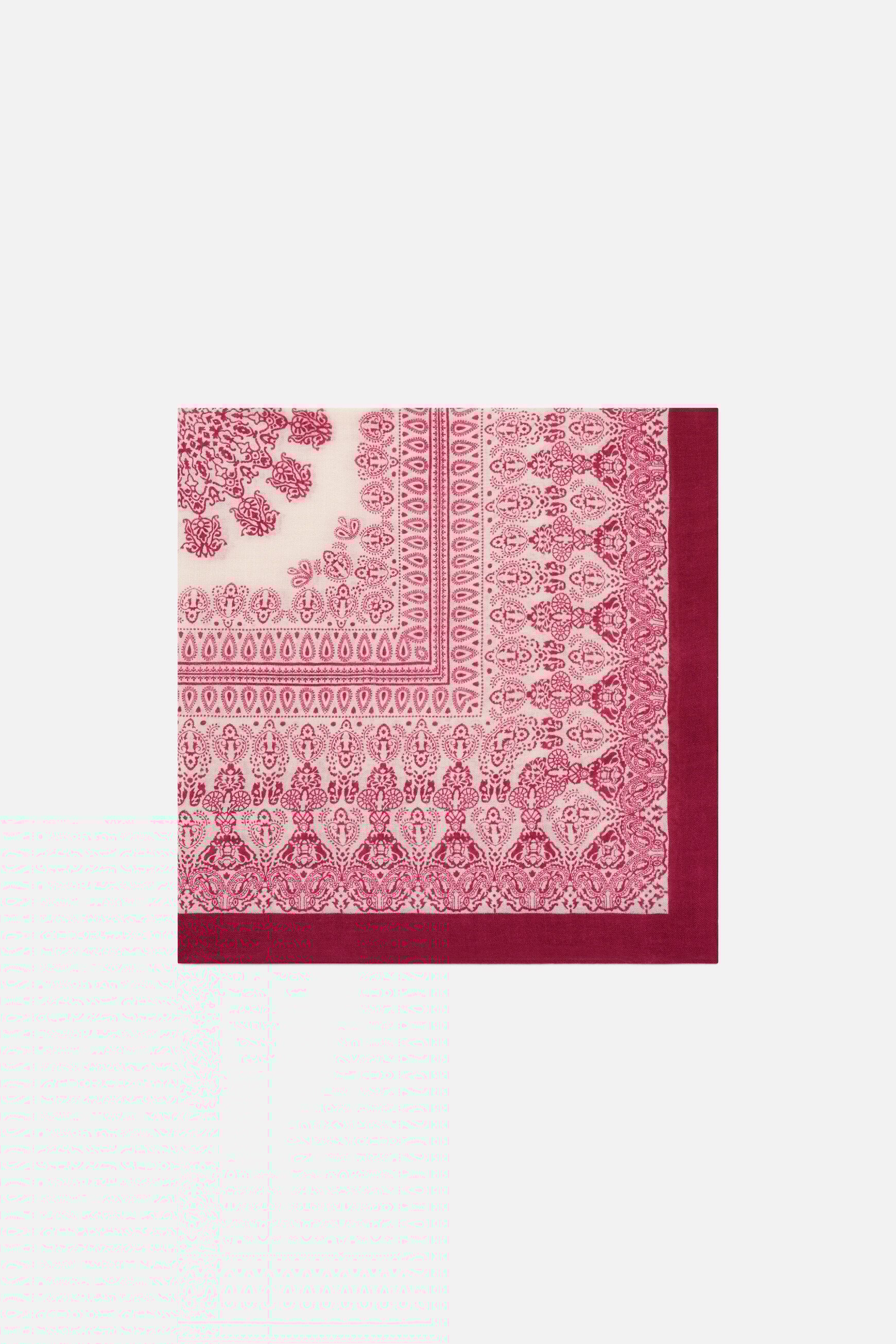 Foulard Lionelle rouge foncé femme