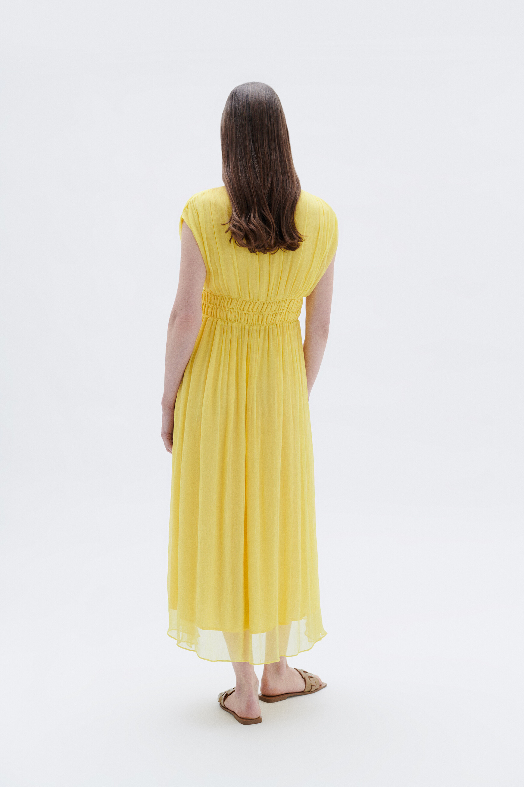 Robe femme jaune