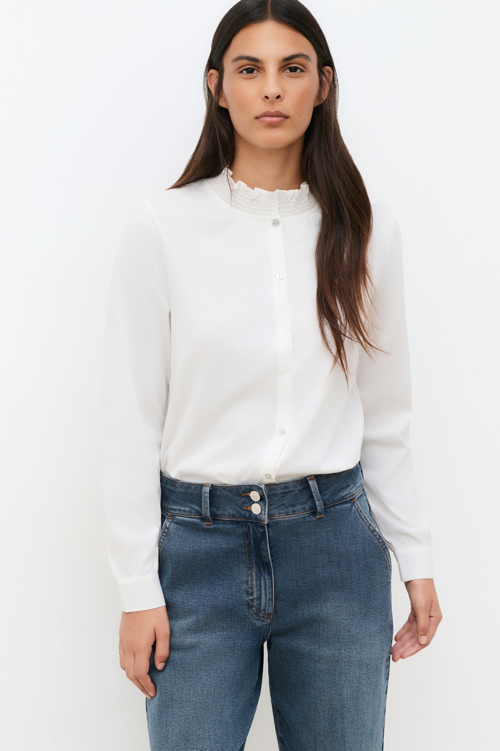 T-shirt Tbeth ecru woman
