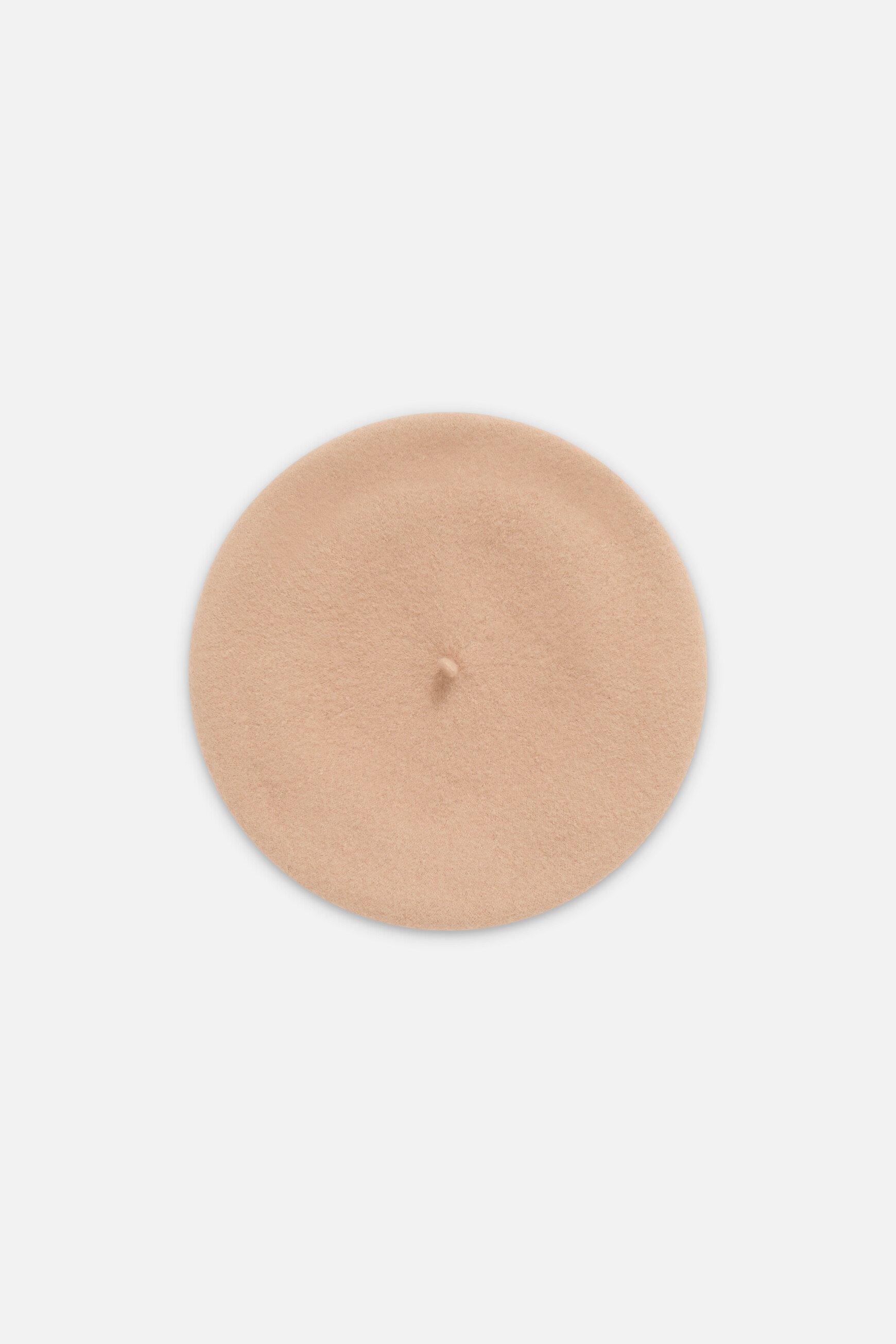 100% Wool Beret berryl camel woman