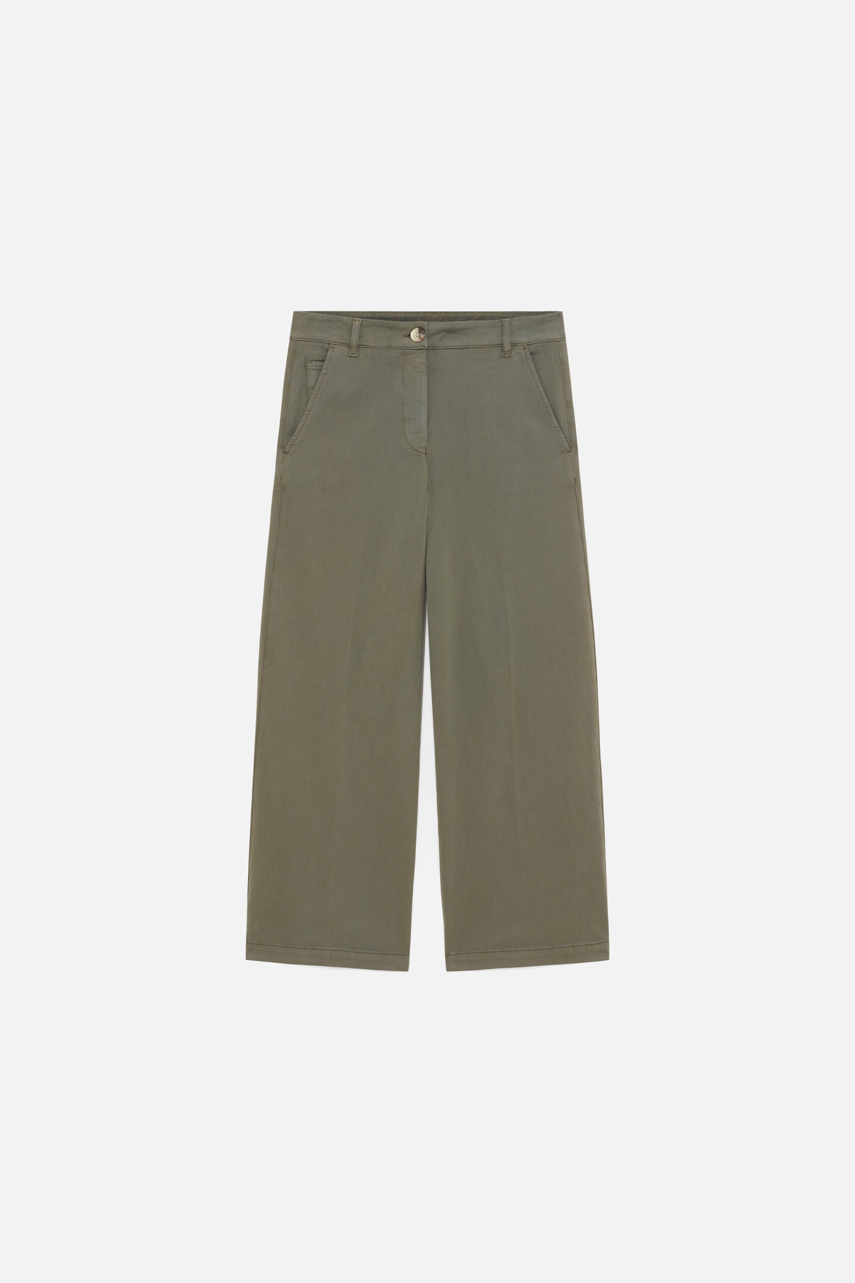 Paolo trousers khaki green woman