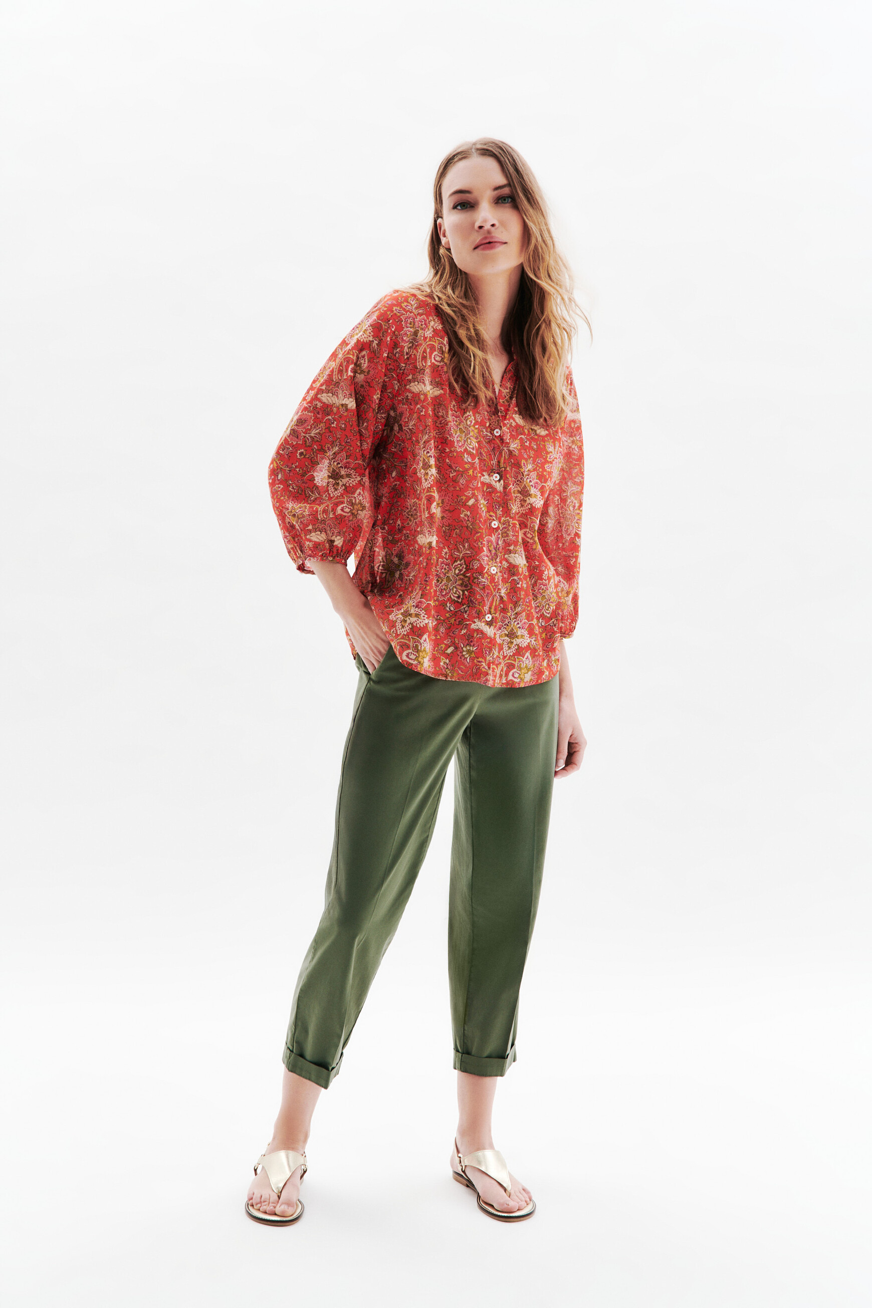 chemise caubie2 rouge femme Chemise Caubie2 rouge femme