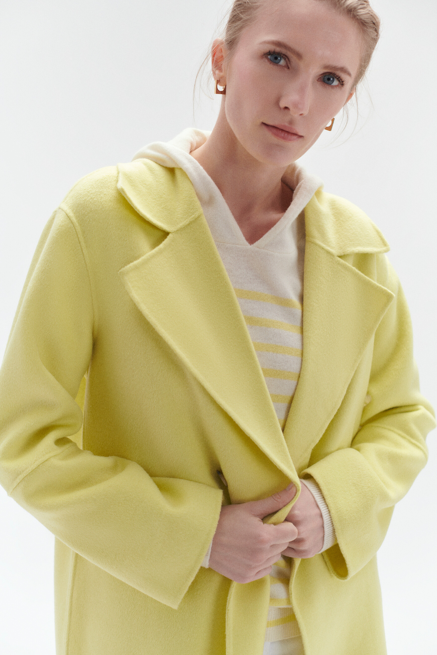 manteau william jaune citron femme manteau william jaune citron femme