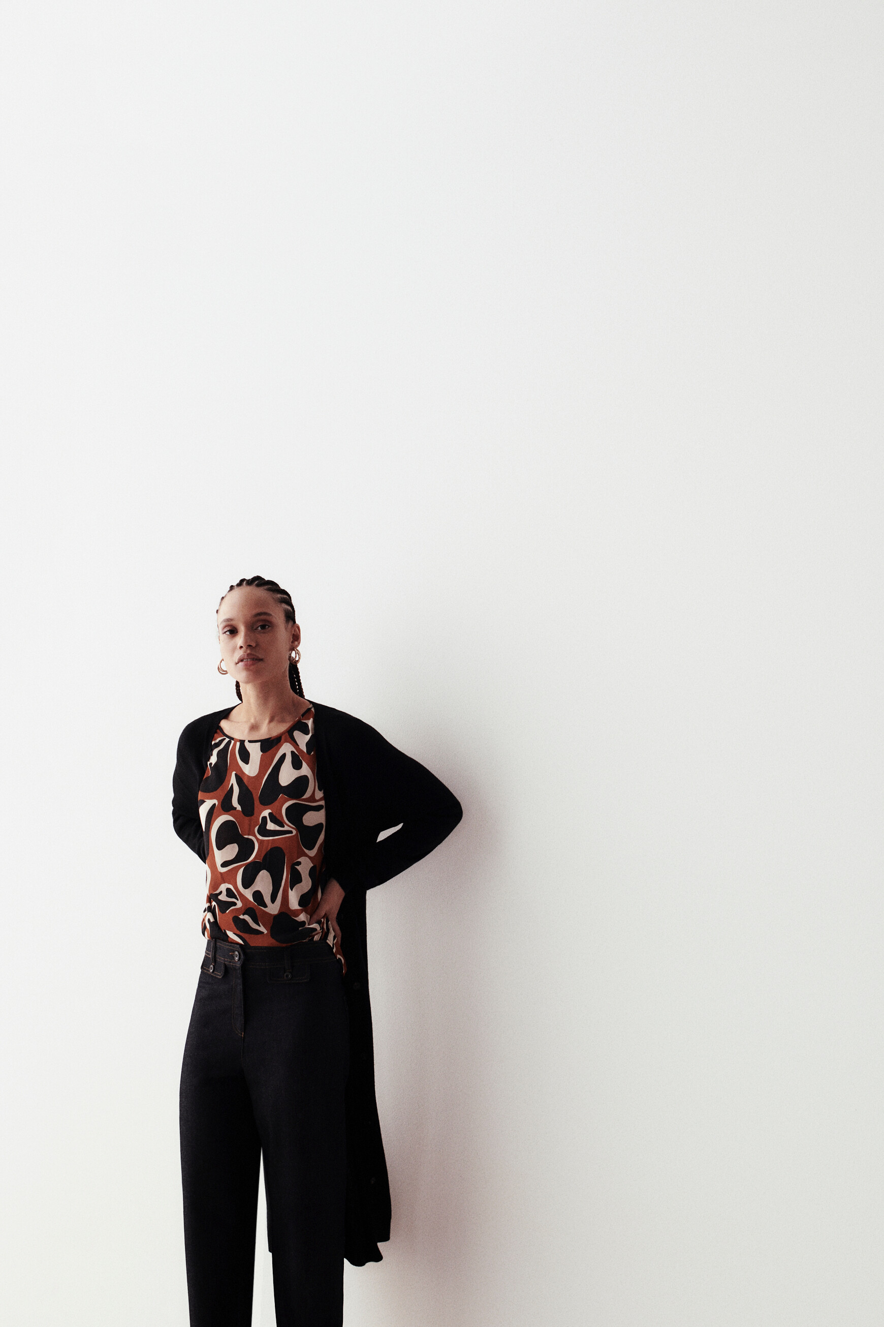 blouse marie lou marron cognac femme blouse marie lou marron cognac femme