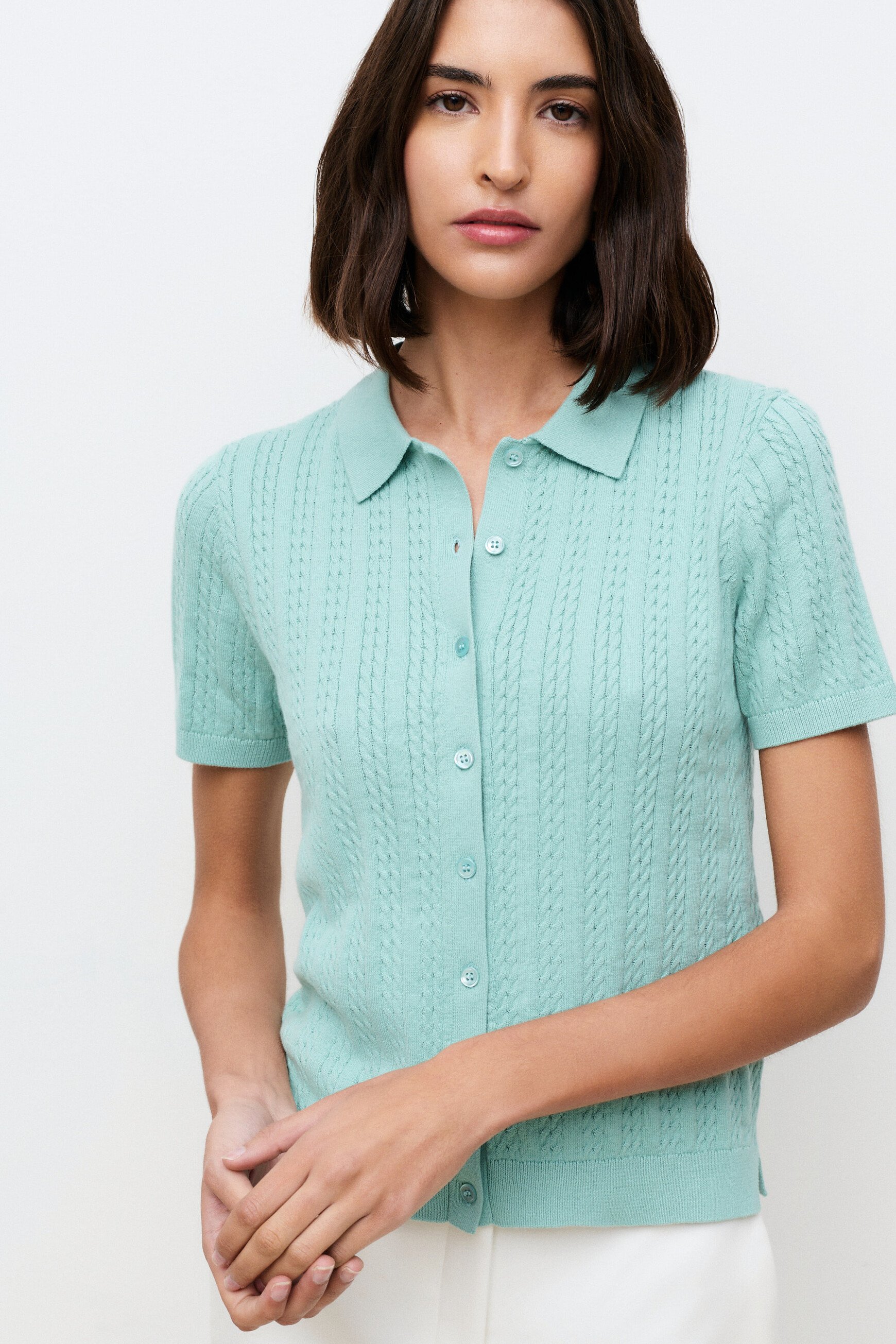 Barbara sweater light green woman