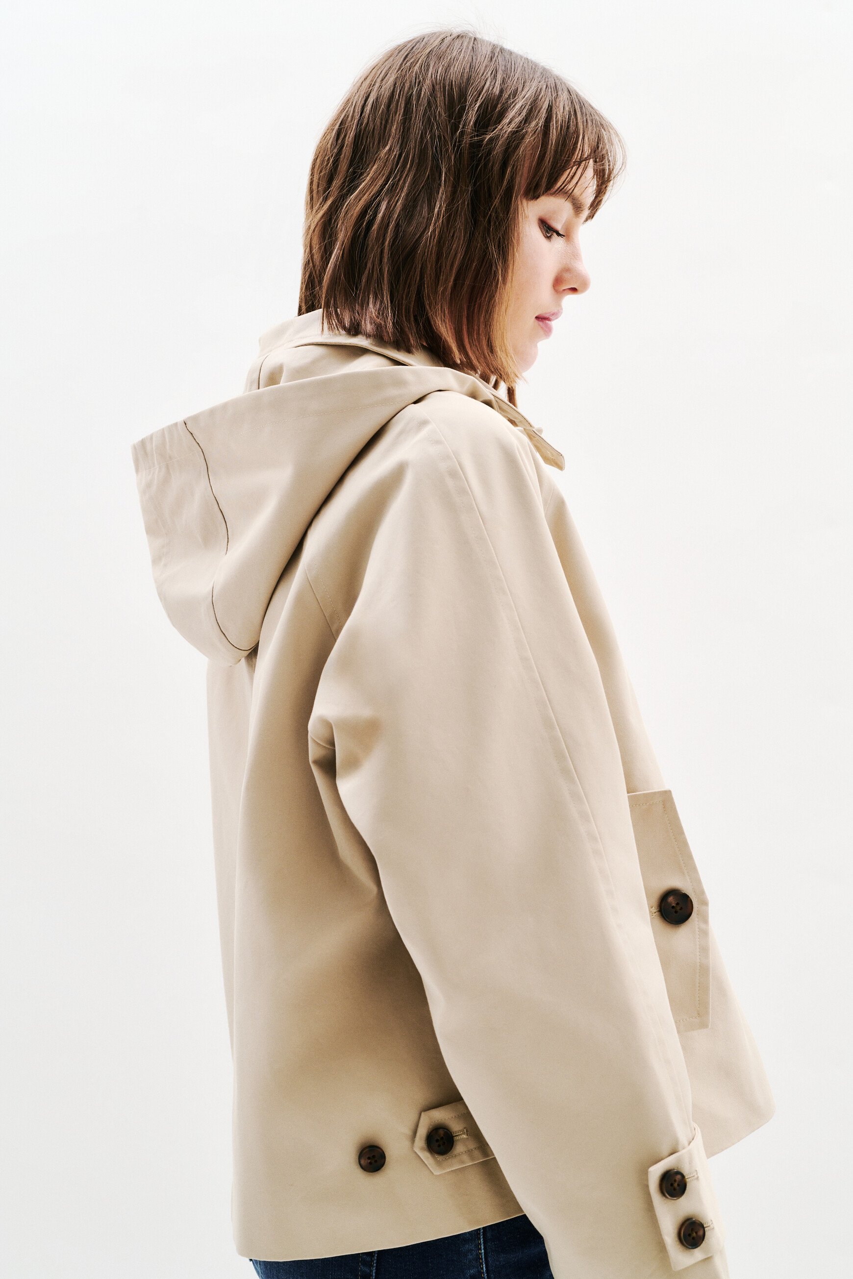 manteau gaya 2 rose poudree femme Manteau Gaya 2 rose poudrée femme