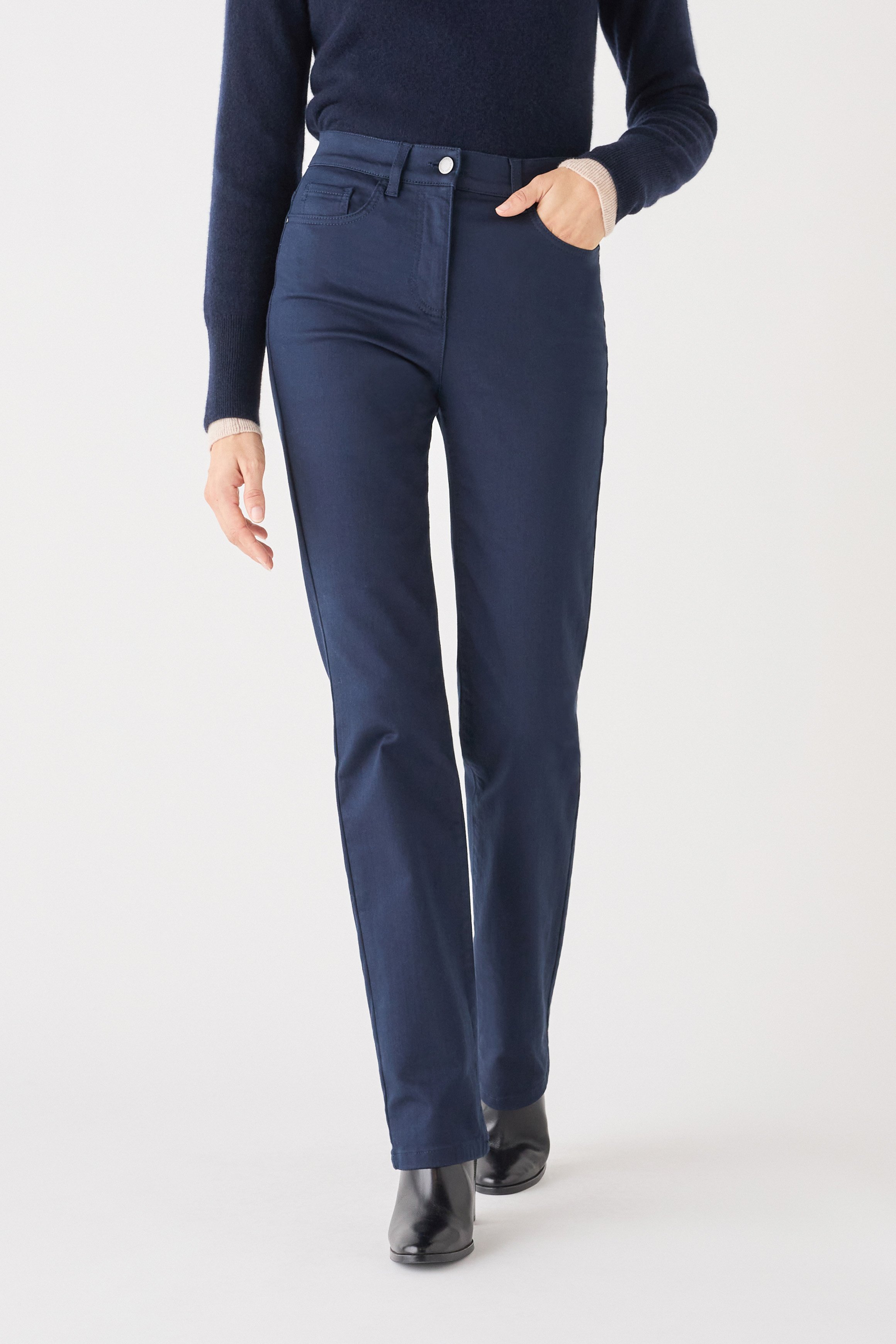 Prayanoc trousers navy blue woman