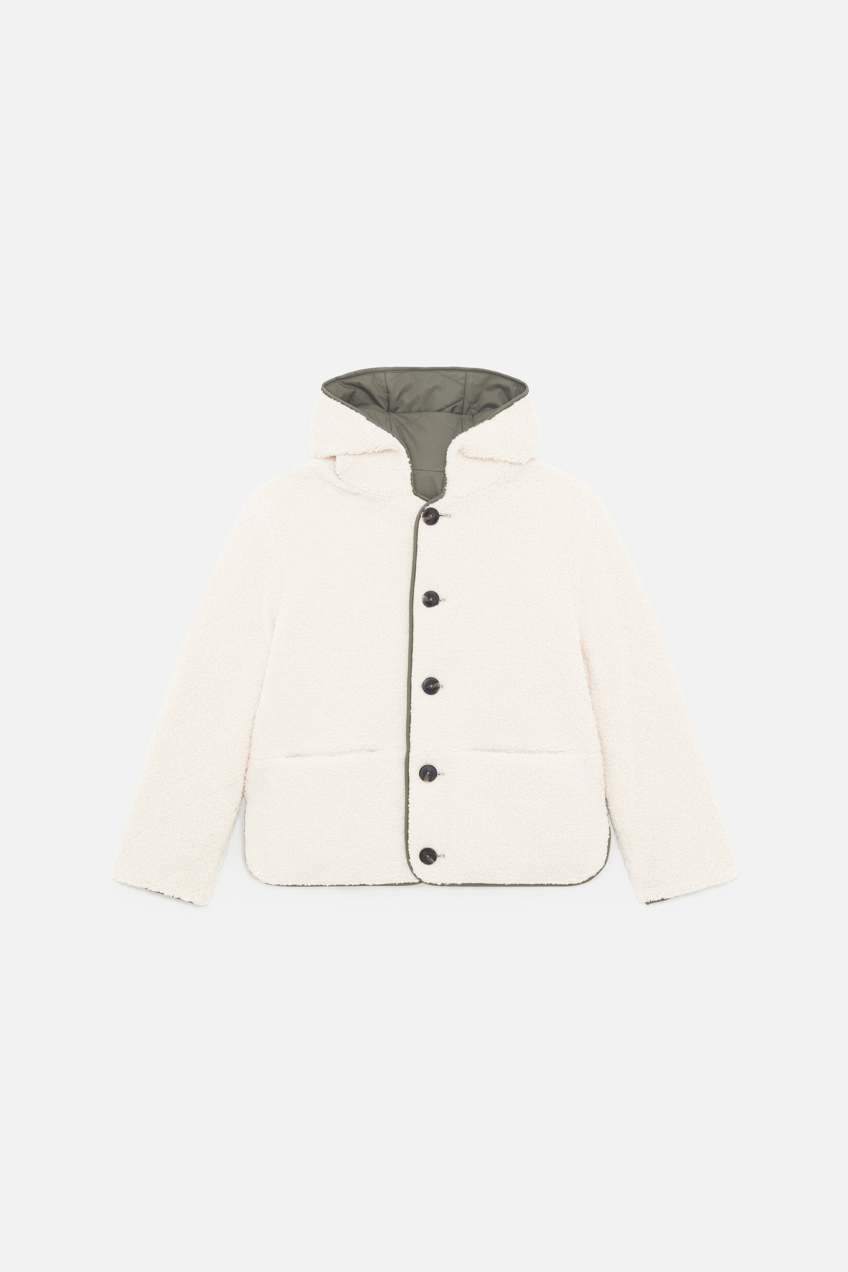 Golgien padded jacket khaki green woman