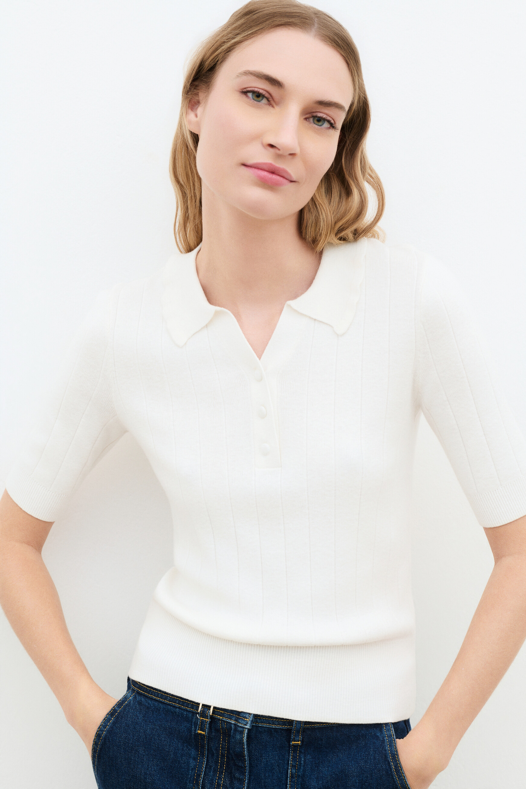 Mdannie sweater ecru woman