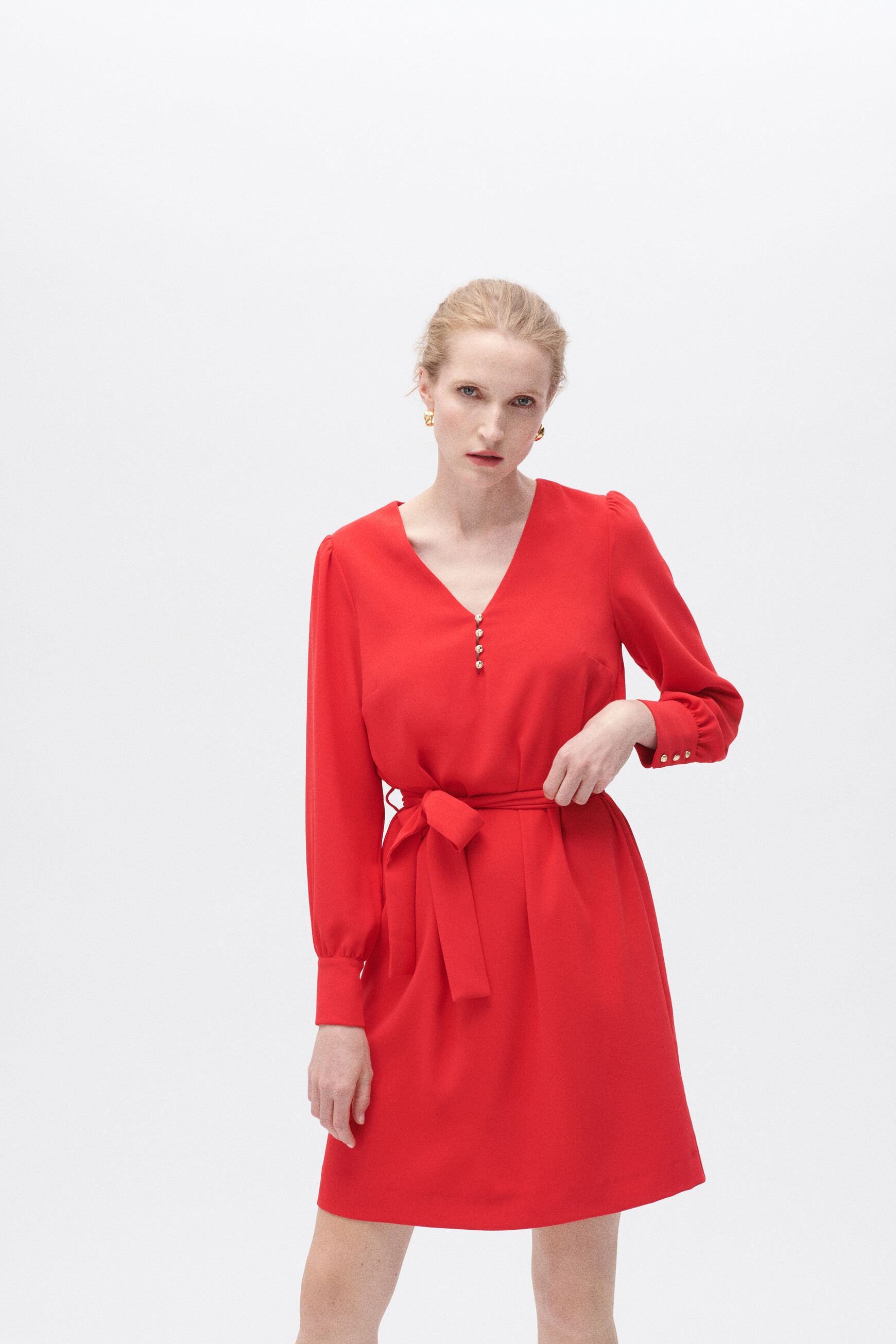 robe roseline rouge femme Robe roseline rouge femme