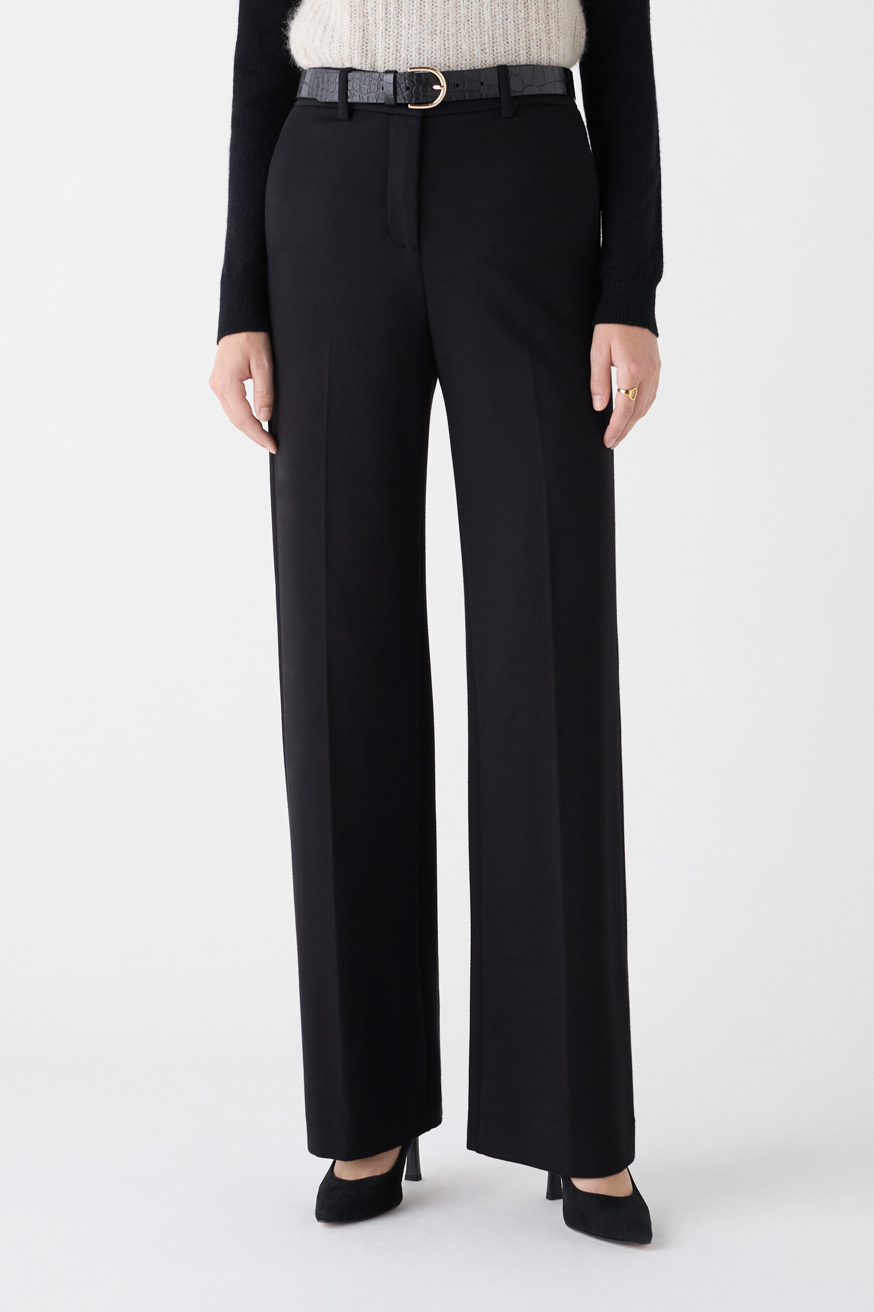 broek plea zwart vrouw Broek plea zwart vrouw