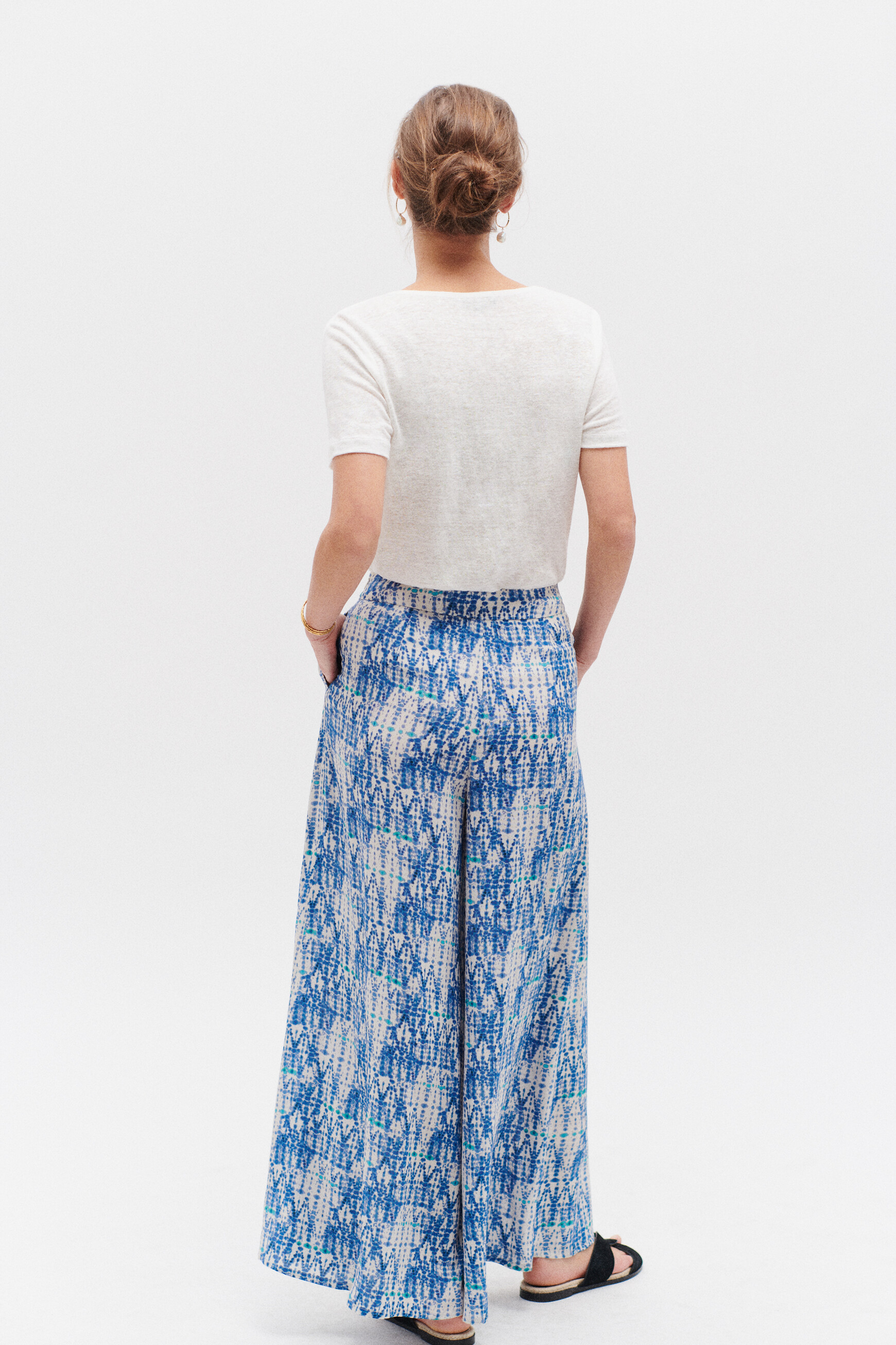 pantalon gayane bleu femme pantalon gayane bleu femme