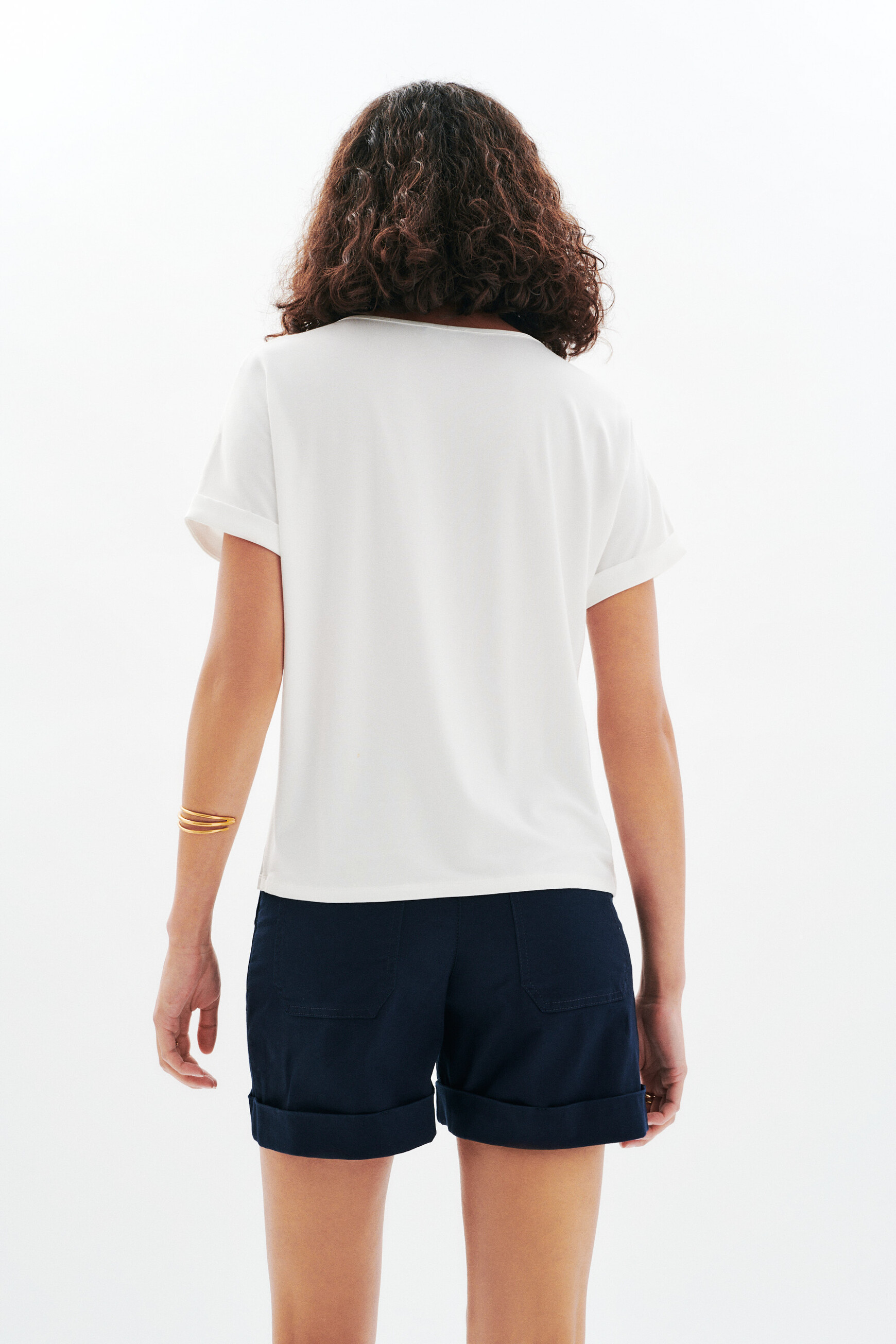 t shirt tmargerita ecru vrouw T-shirt Tmargerita ecru vrouw
