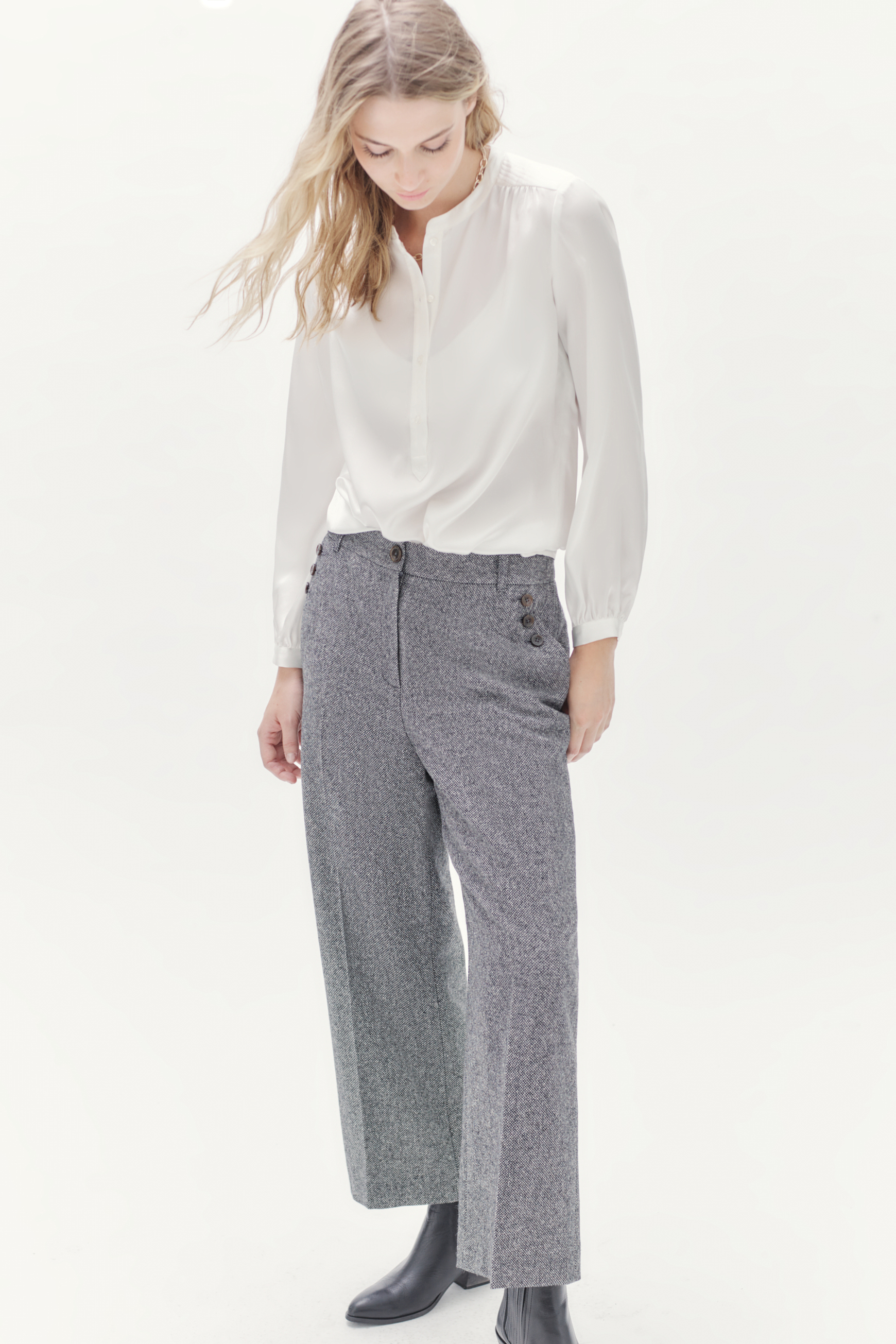 pantalon gavin gris fonce femme pantalon gavin gris fonce femme