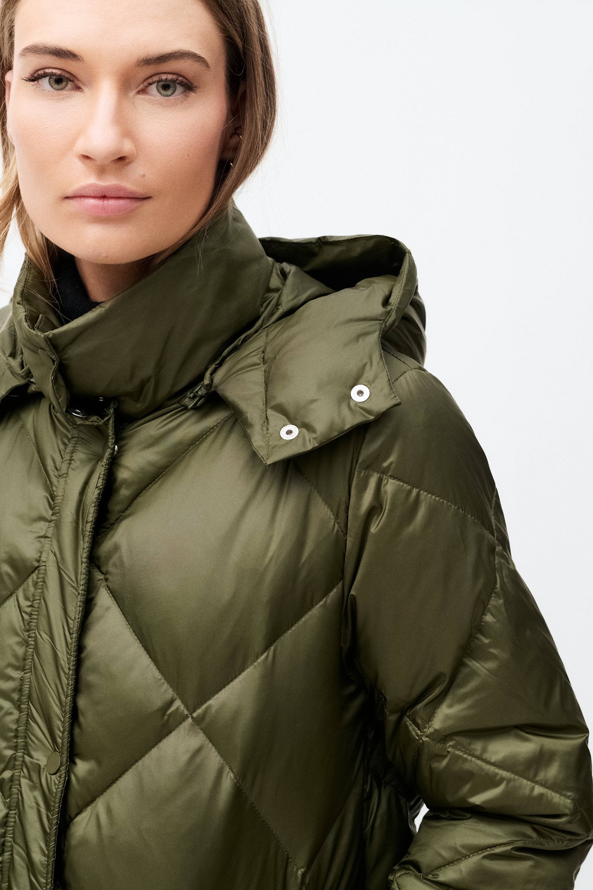 gavone puffer coat light green woman Gavone puffer coat light green woman