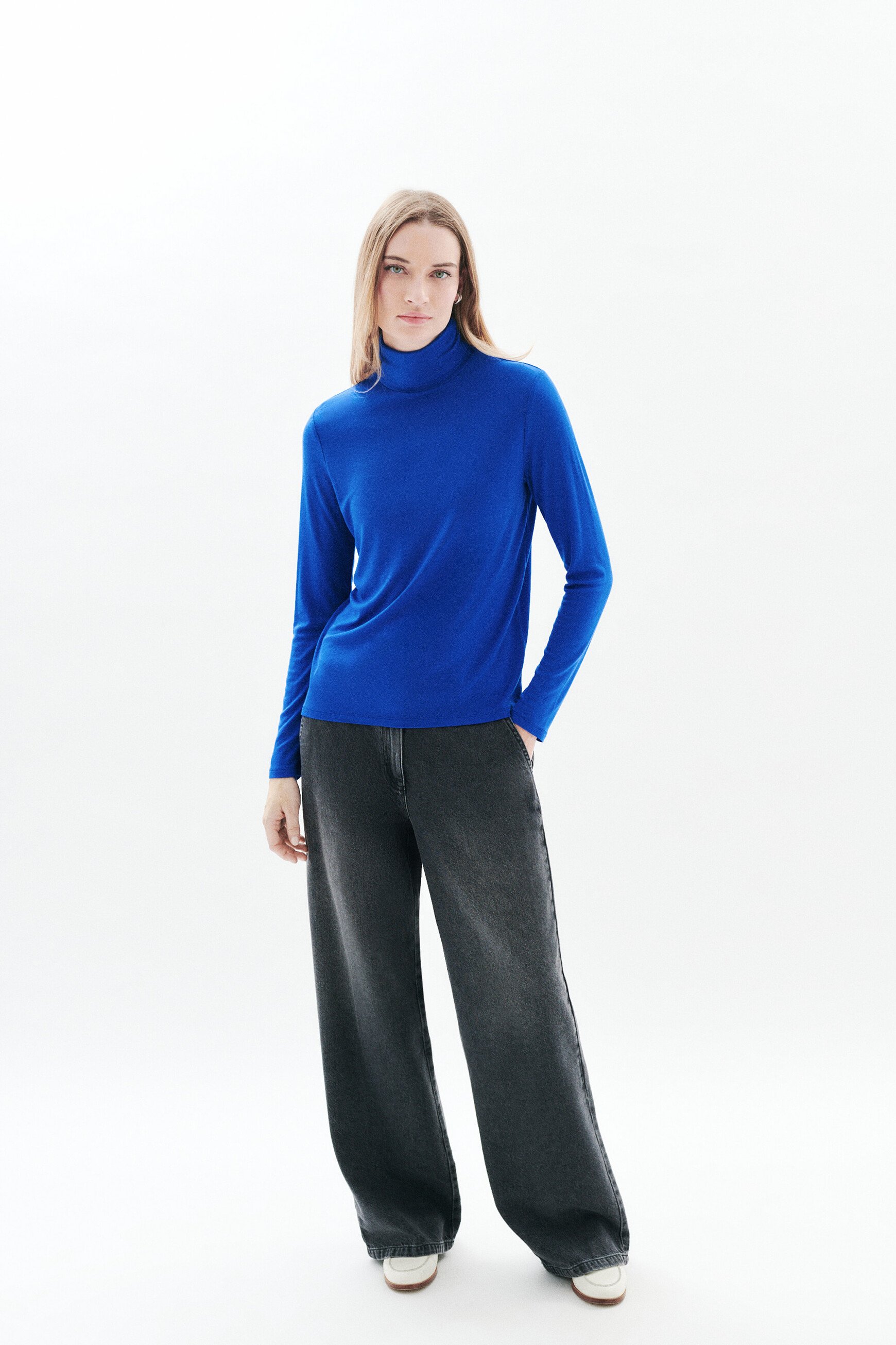 camiseta tlili azul electrico mujer Camiseta Tlili azul eléctrico mujer