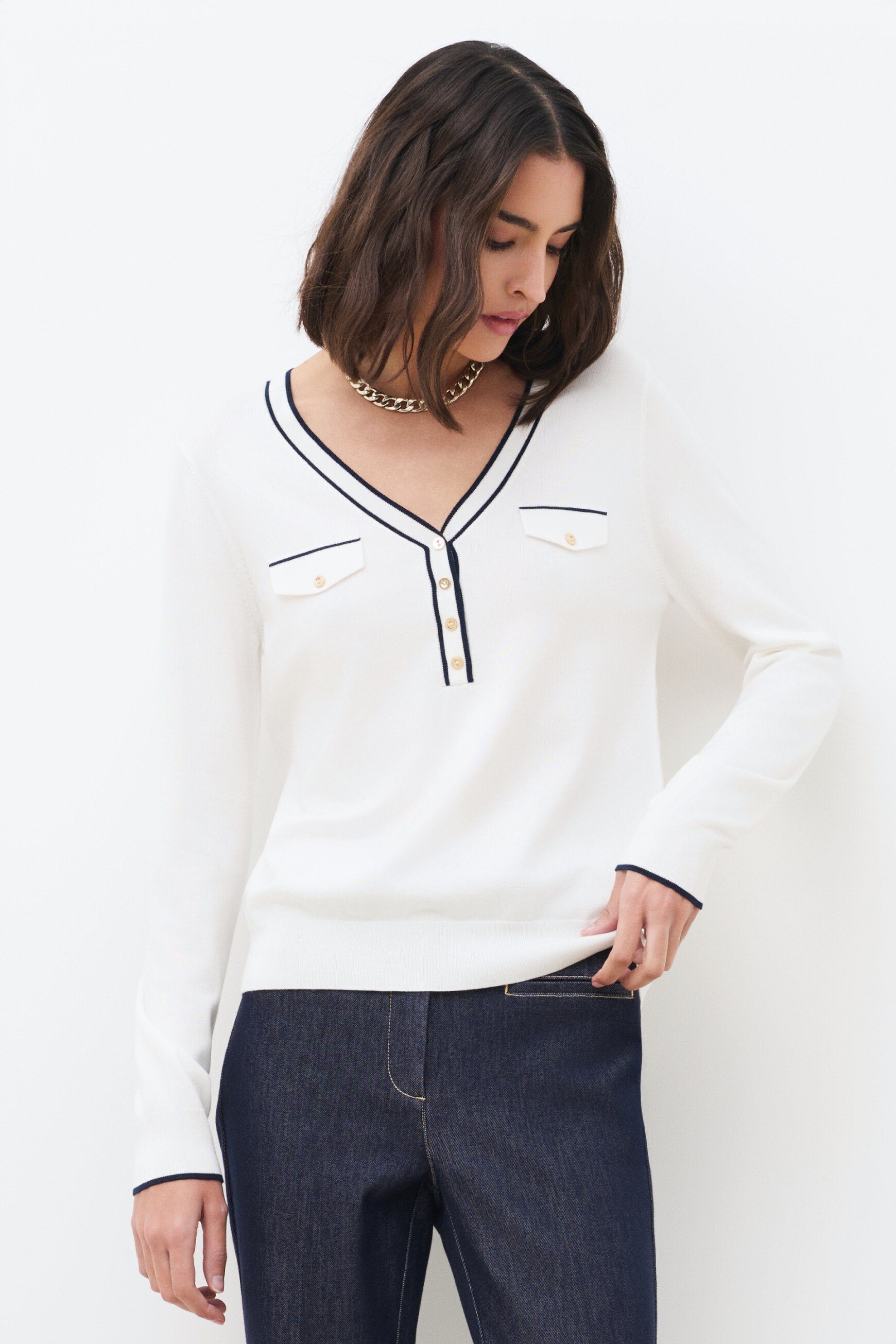 Pull Mcharlotte ecru femme