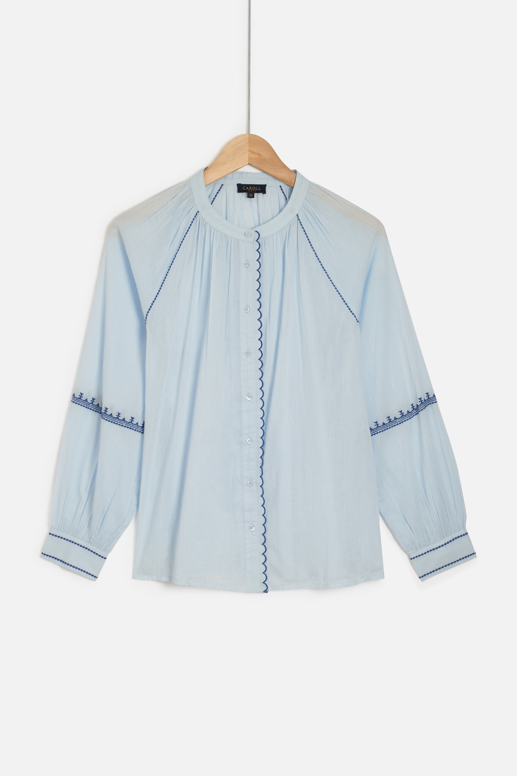chemisier penelope bleu clair femme chemisier penelope bleu clair femme