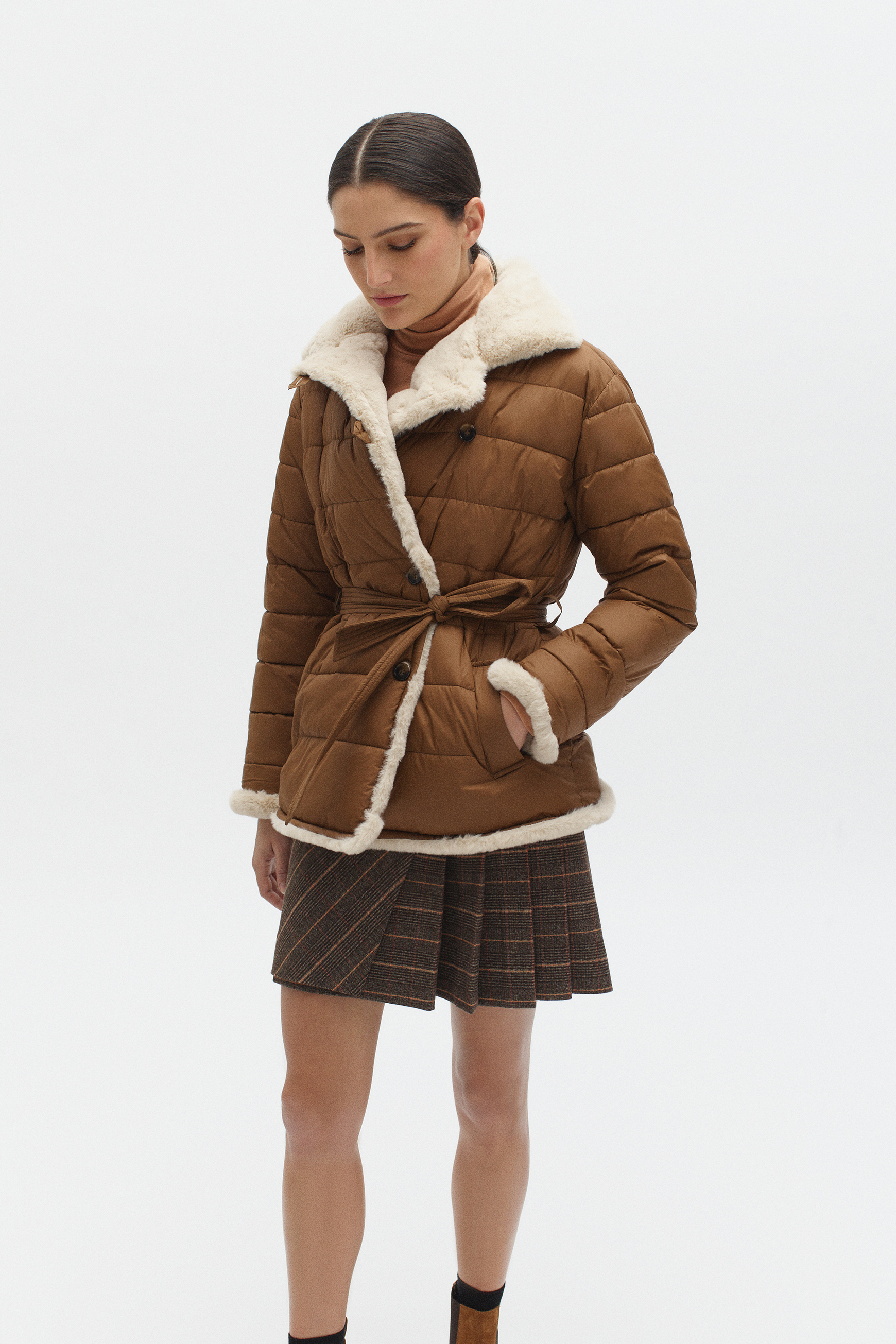 doudoune rosalie taupe femme Doudoune rosalie taupe femme