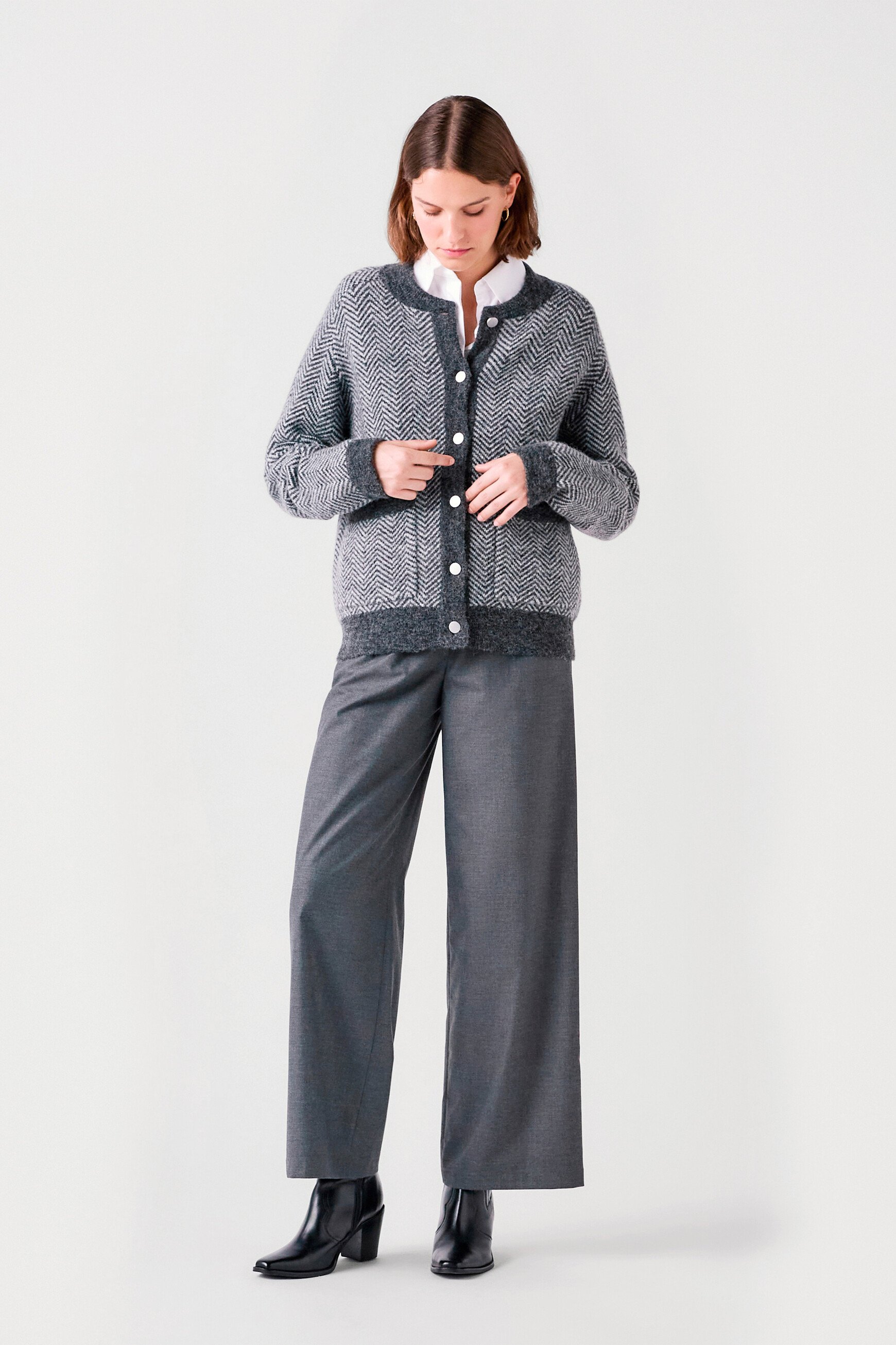 Mjessie jacket dark grey woman