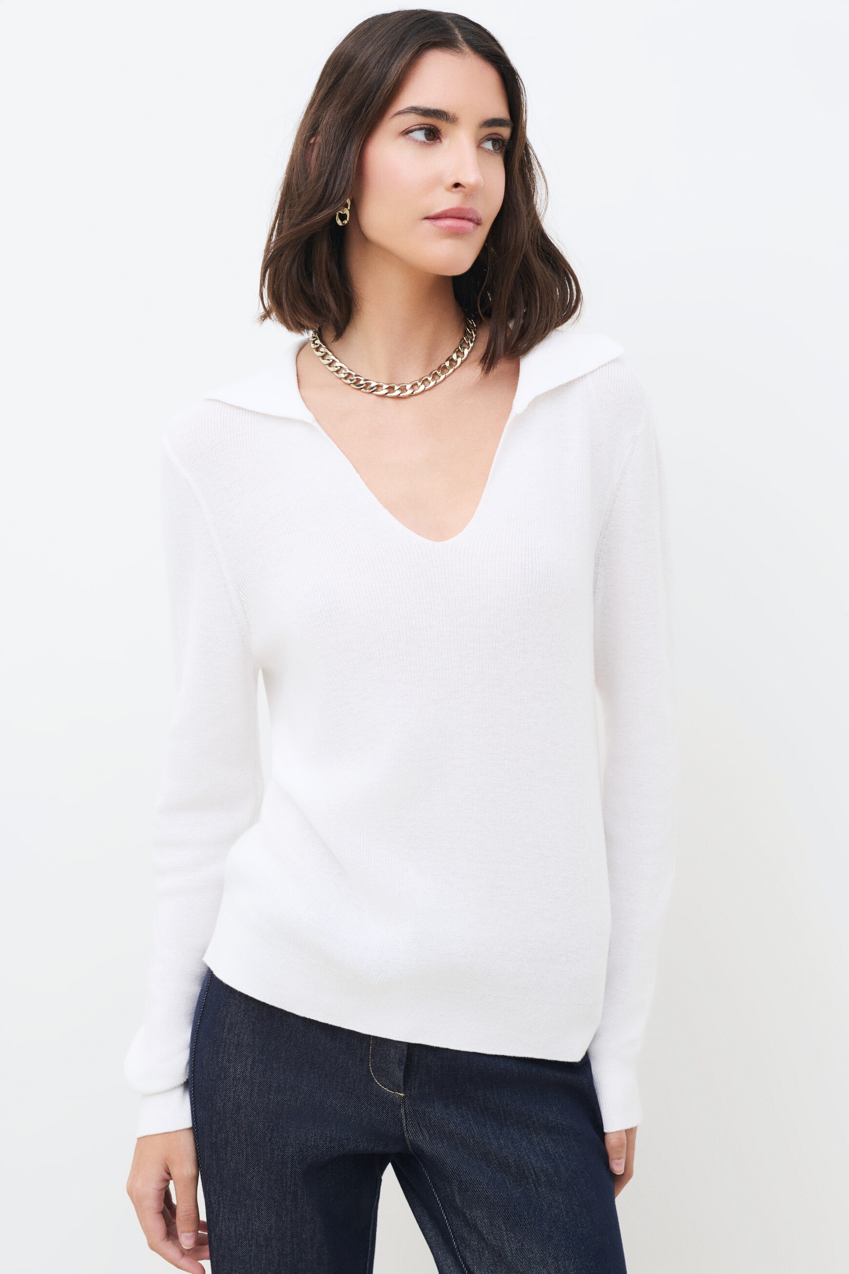 Pull Maiwen blanc femme
